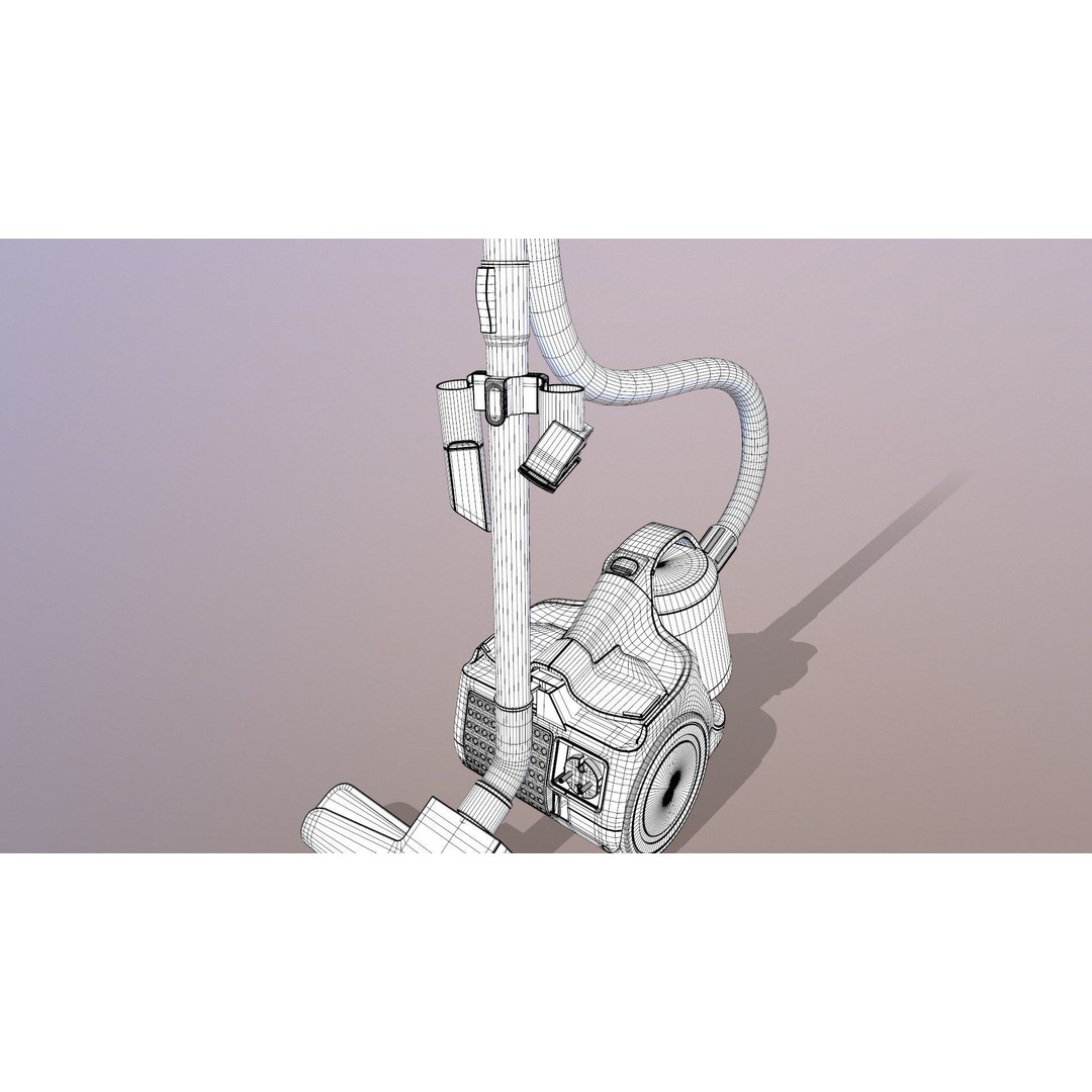 Vacuum Cleaner 3D Model – Realistic Game-Ready Asset, FBX, OBJ