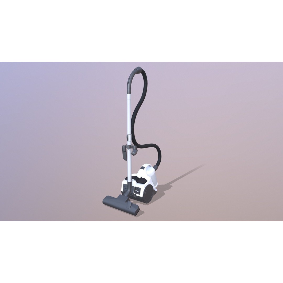 Vacuum Cleaner 3D Model – Realistic Game-Ready Asset, FBX, OBJ - View 4