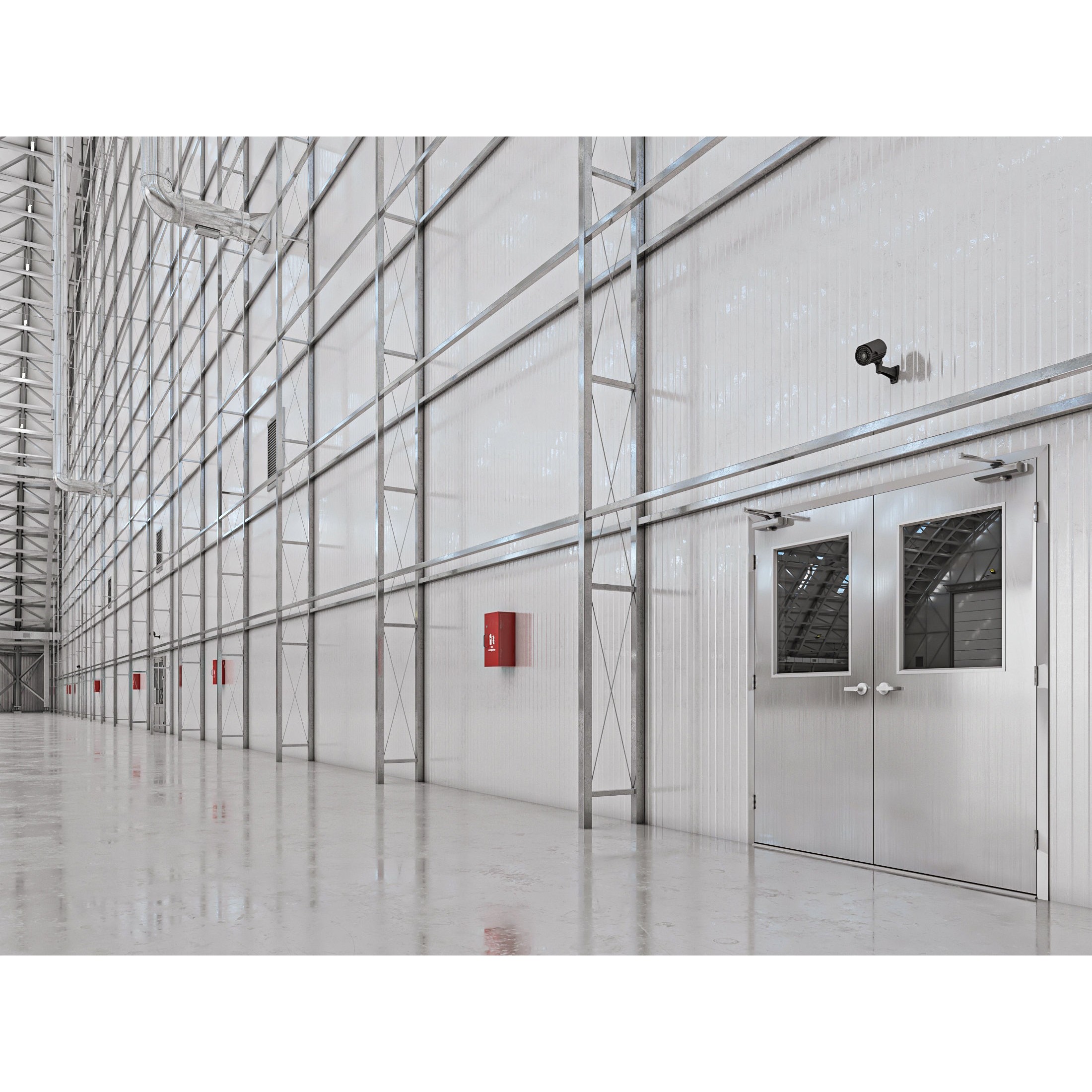 Hangar Exterior-Interior - High-Quality 3D Model - View 17