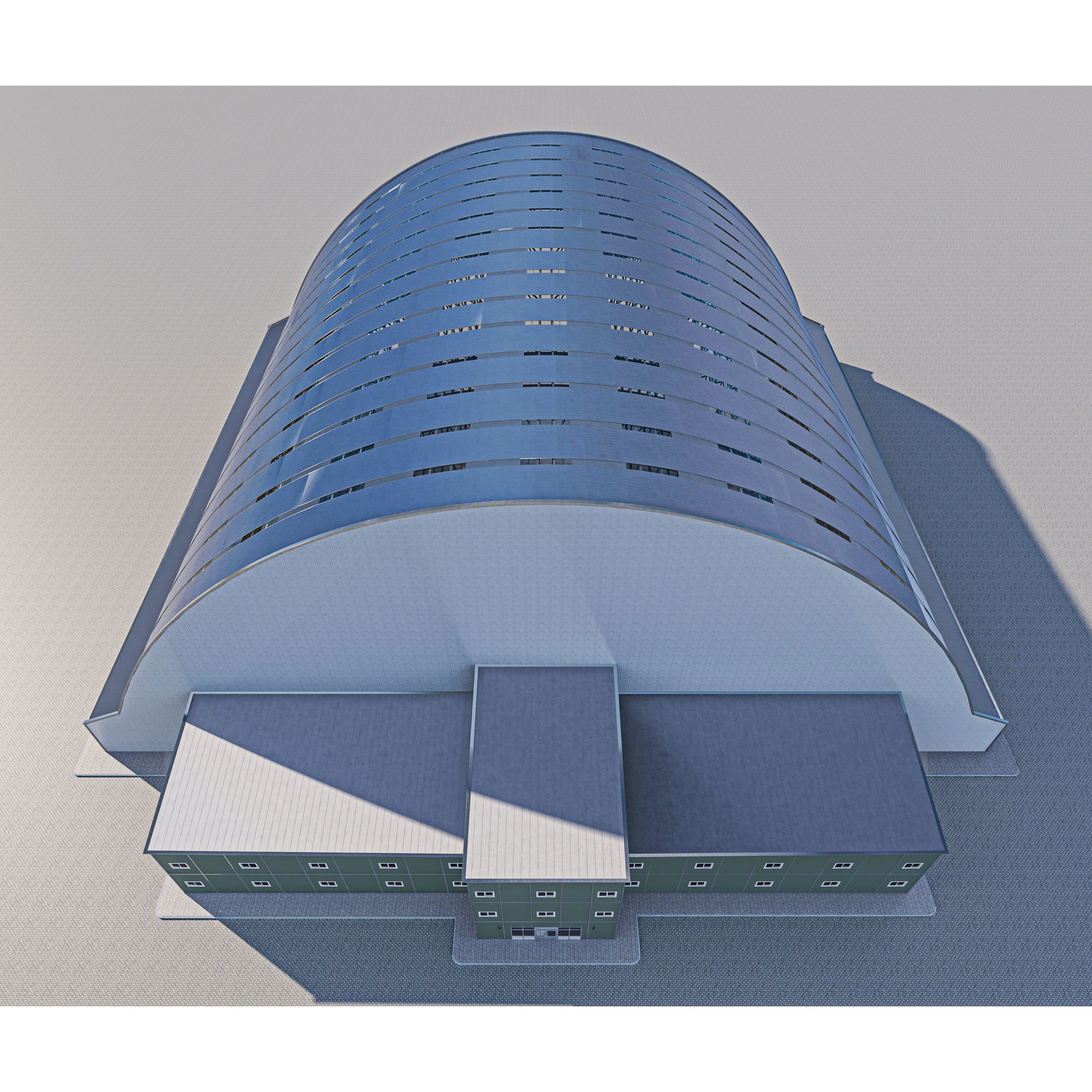 Hangar Exterior-Interior - High-Quality 3D Model - View 18