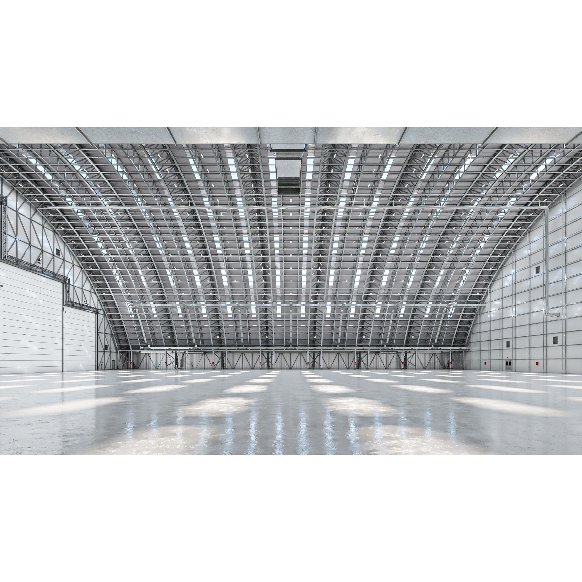 Hangar Exterior-Interior - High-Quality 3D Model - View 19
