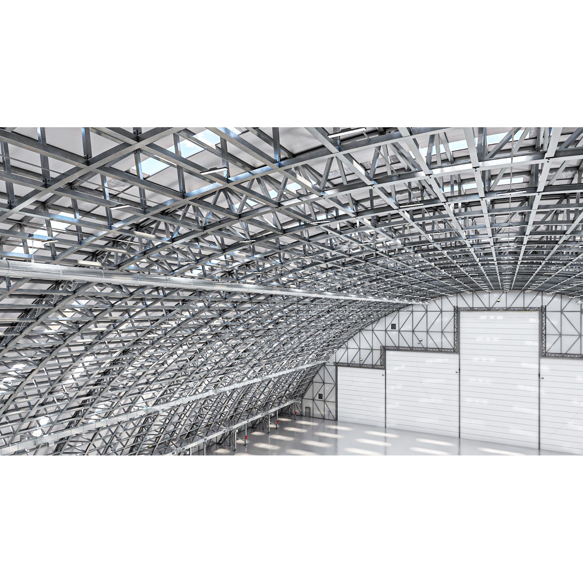 Hangar Exterior-Interior - High-Quality 3D Model - View 20