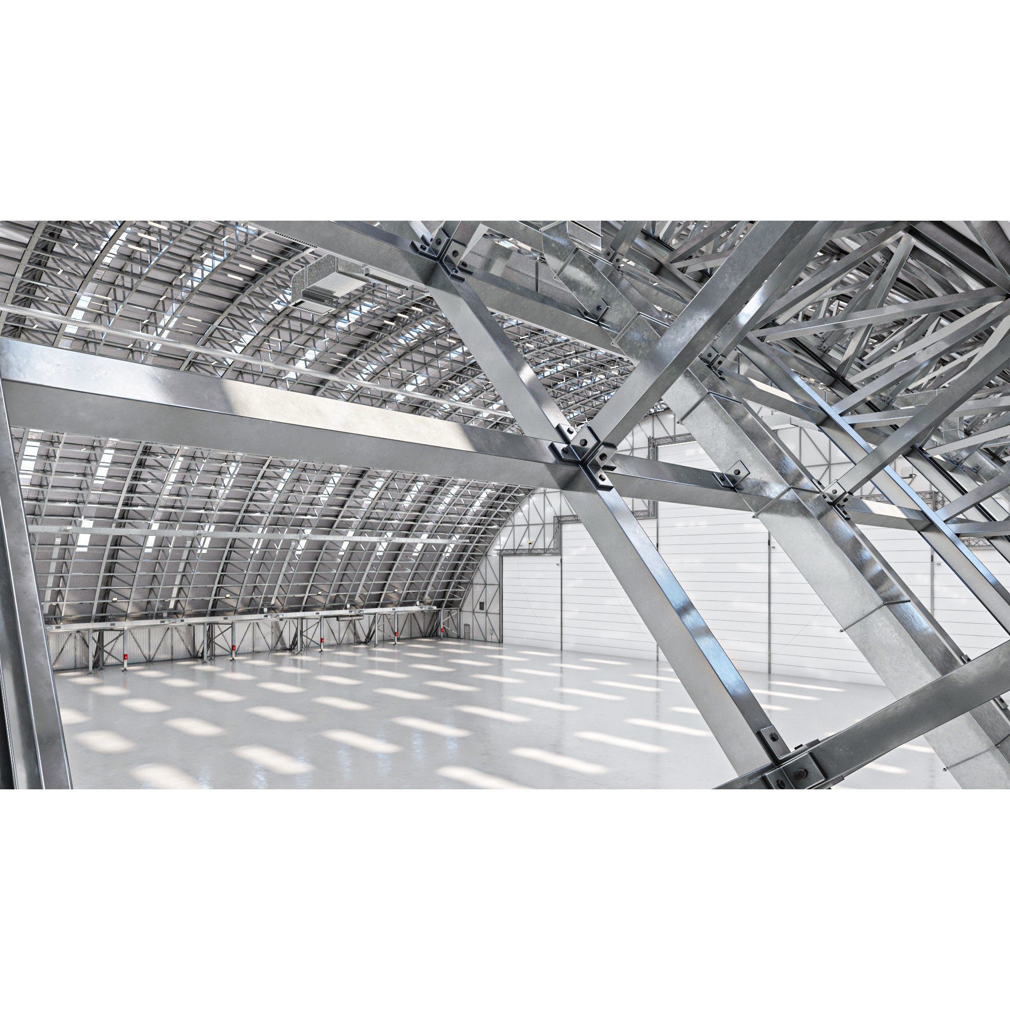 Hangar Exterior-Interior - High-Quality 3D Model - View 24