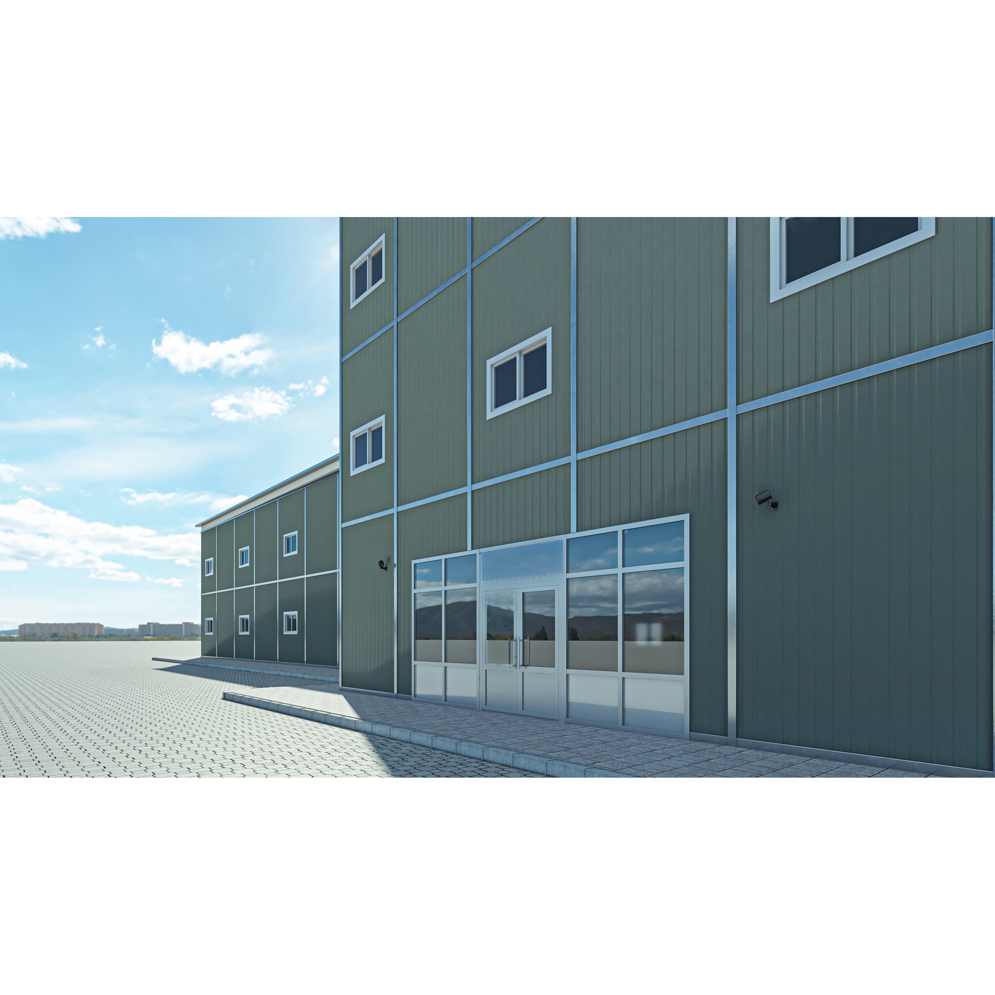 Hangar Exterior-Interior - High-Quality 3D Model - View 27