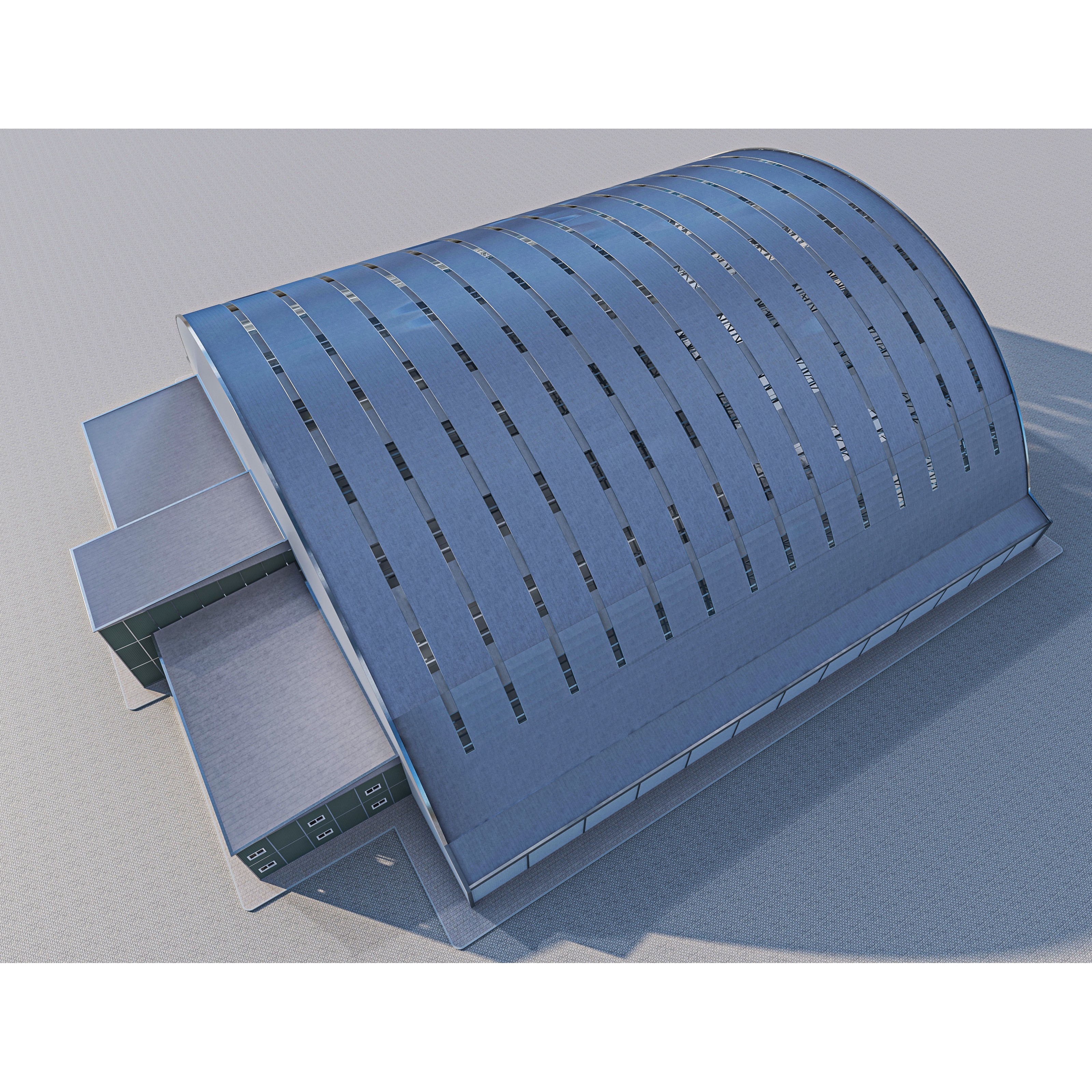 Hangar Exterior-Interior - High-Quality 3D Model - View 28
