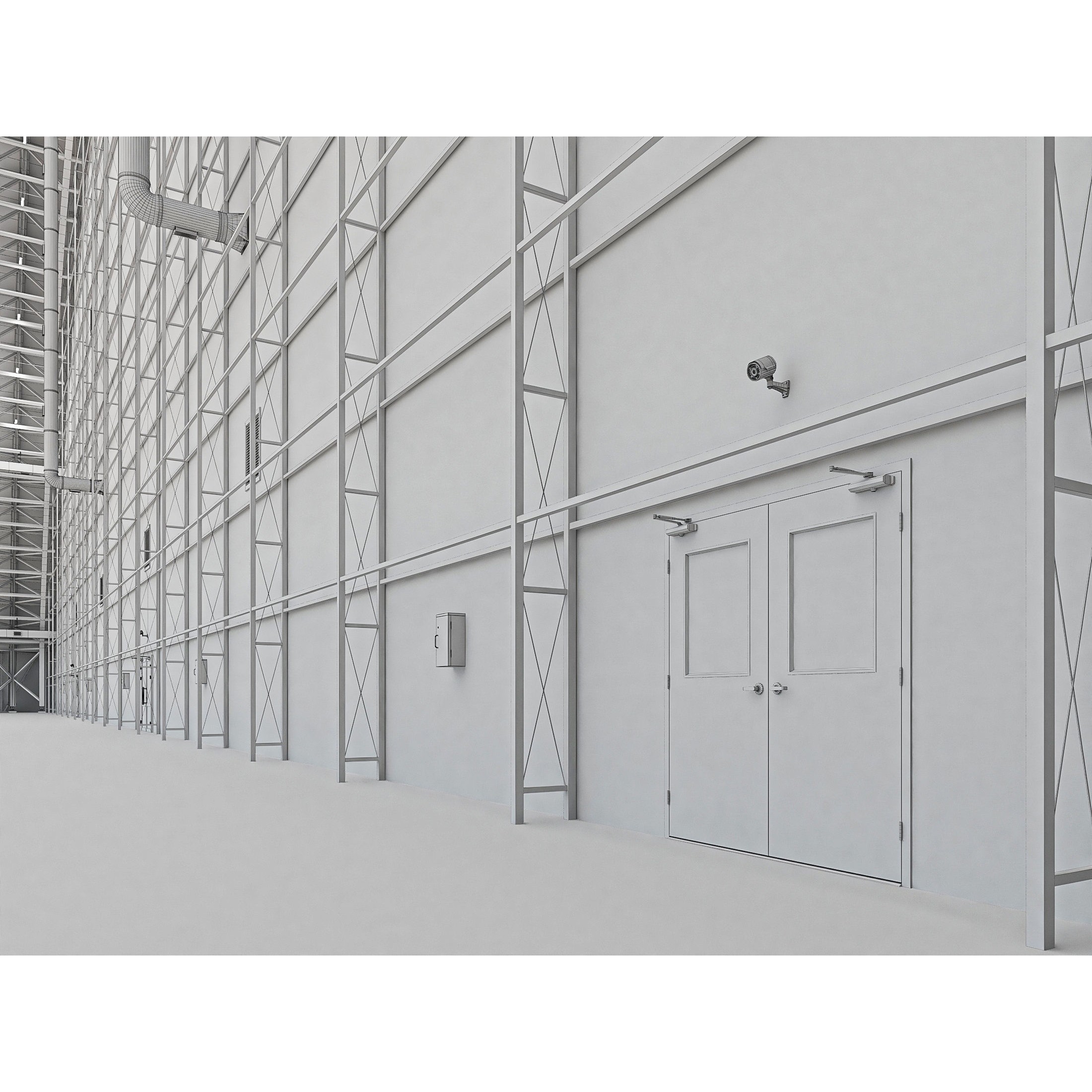 Hangar Exterior-Interior - High-Quality 3D Model - View 31