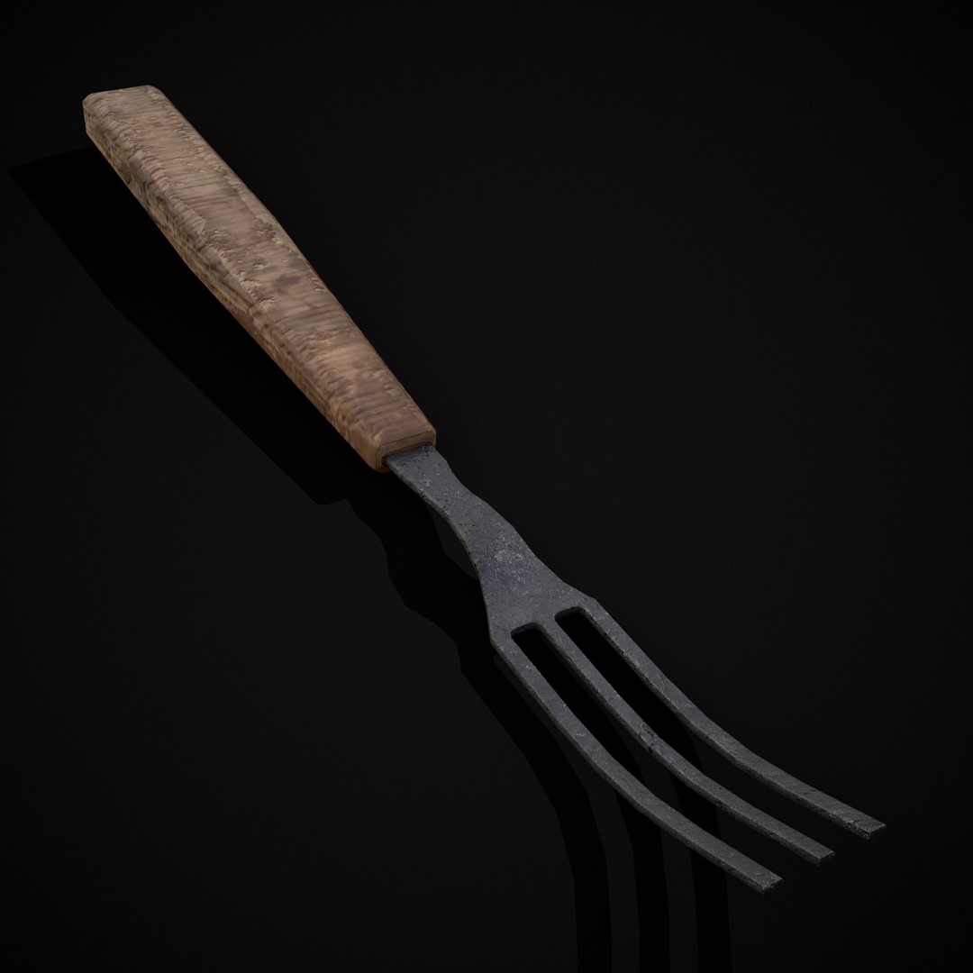 Wooden Medieval Dish Washing Set 3D Model – Low Poly PBR Kitchenware, FBX - View 25