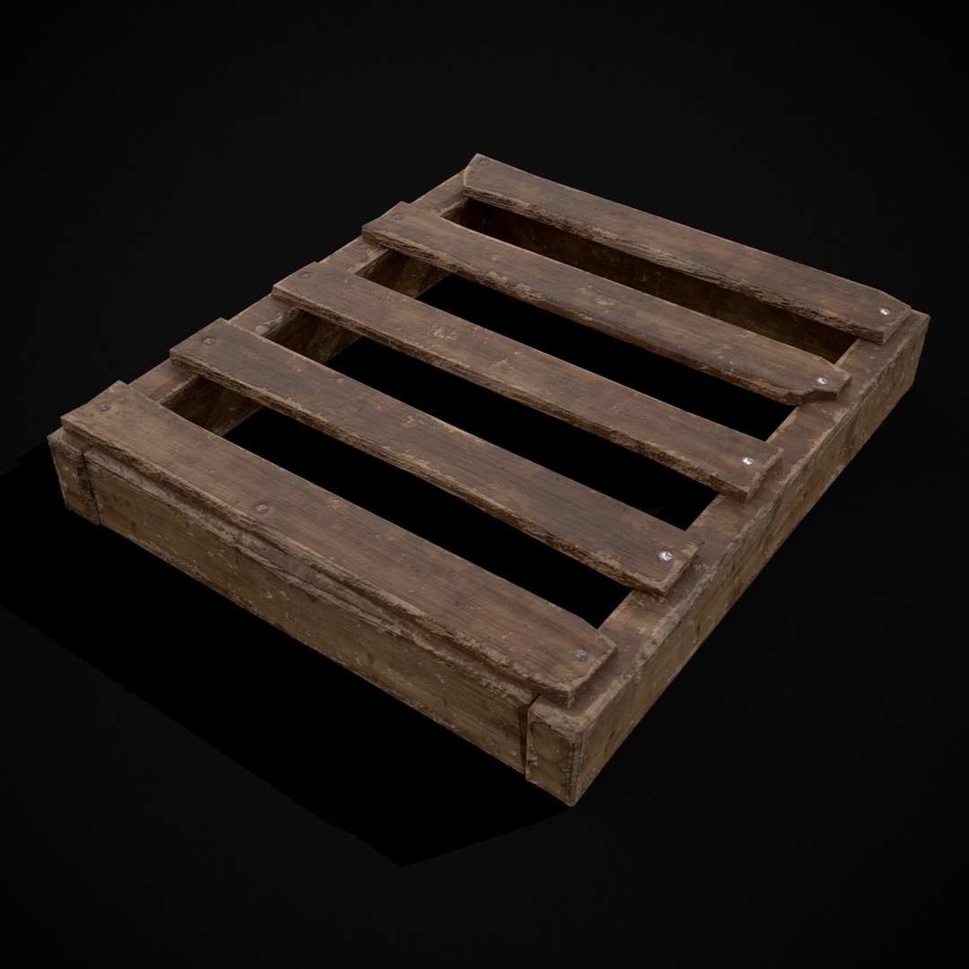 Wooden Medieval Dish Washing Set 3D Model – Low Poly PBR Kitchenware, FBX - View 27