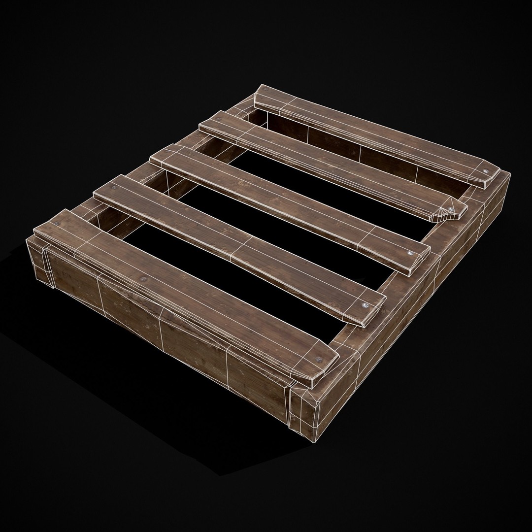 Wooden Medieval Dish Washing Set 3D Model – Low Poly PBR Kitchenware, FBX - View 28