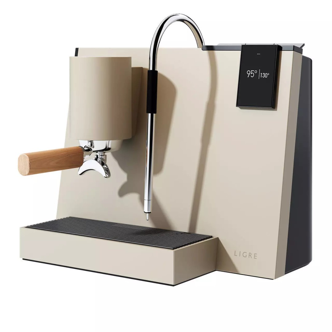 Youn Espresso Machine 3D Model – Award-Winning Kitchen Design, FBX