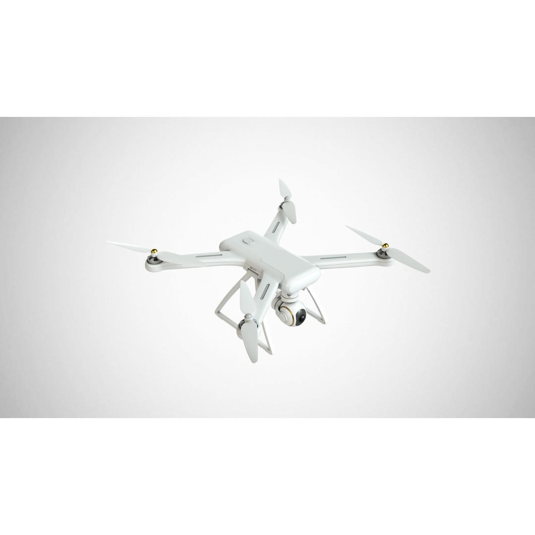 Dji Drone 3D Model – High Detail Quadcopter Asset, FBX, OBJ - View 12