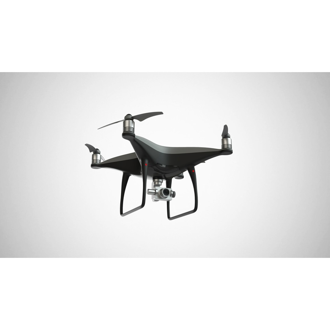 Dji Drone 3D Model – High Detail Quadcopter Asset, FBX, OBJ - View 17