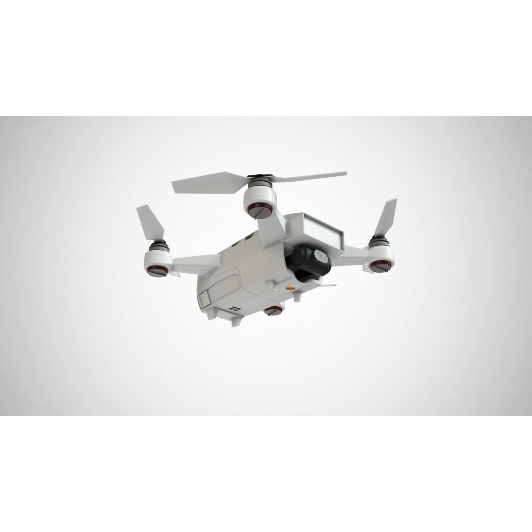 Dji Drone 3D Model – High Detail Quadcopter Asset, FBX, OBJ - View 19