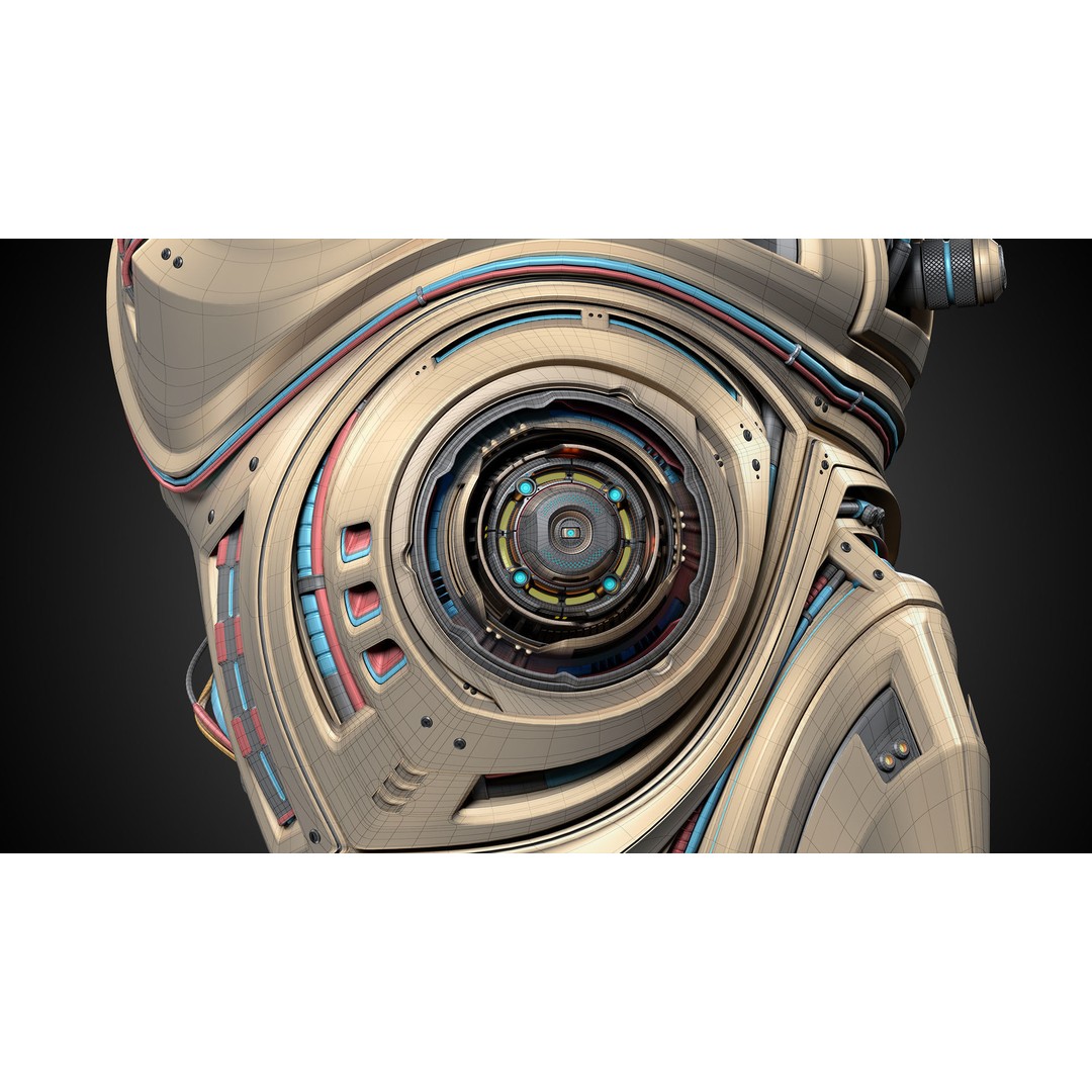Sci-Fi Robot Heart 3D Model – Animated Mechanical Asset, FBX & OBJ - View 18
