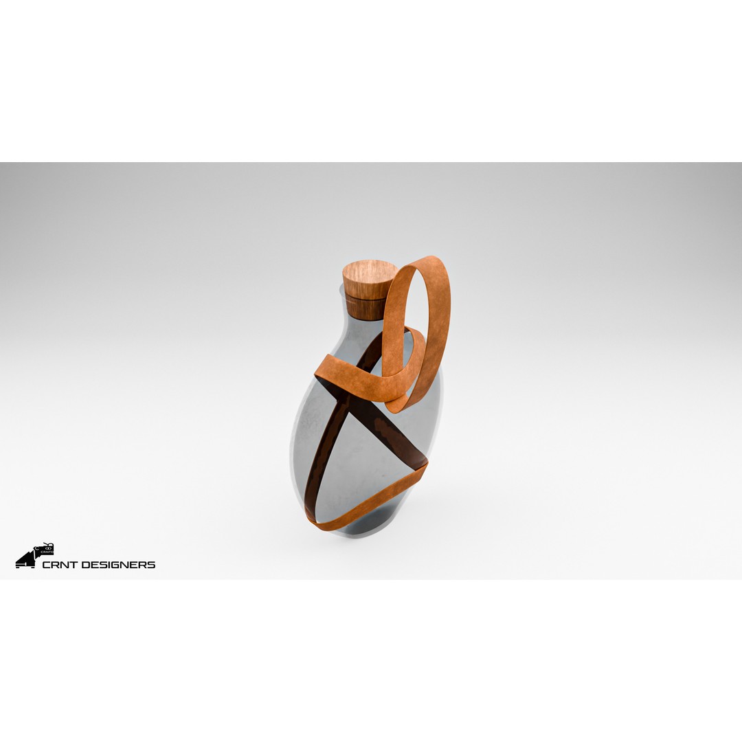 Potion Bottle 3D Model – High Poly PBR Asset, Blender, FBX, OBJ - View 12