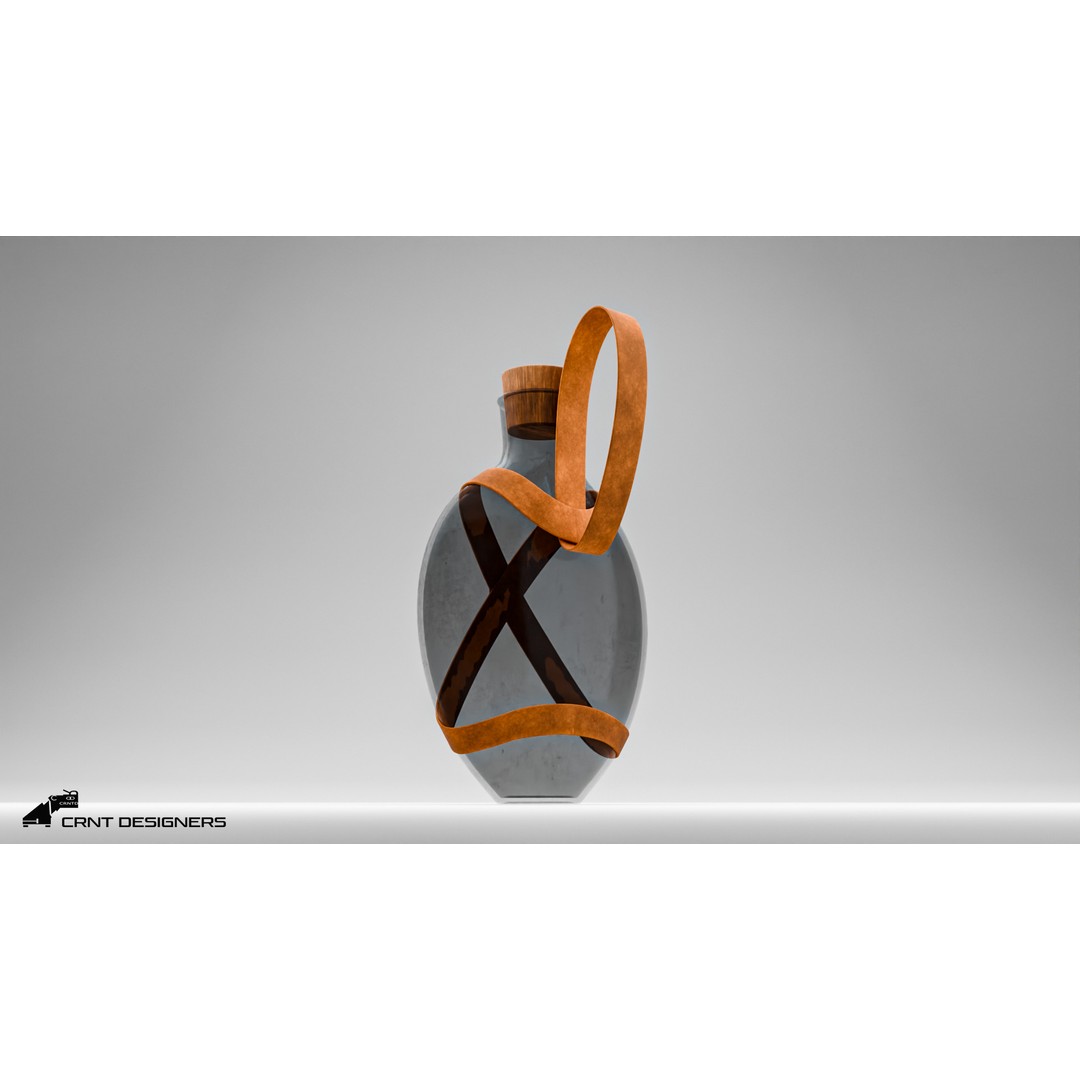 Potion Bottle 3D Model – High Poly PBR Asset, Blender, FBX, OBJ - View 13