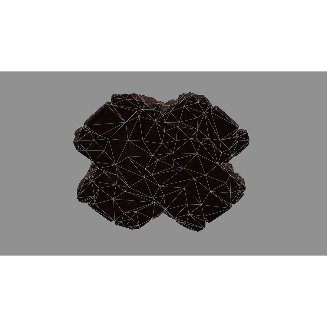 Staris Rock 03 3D Model – Low Poly PBR Asset for Games, FBX, OBJ