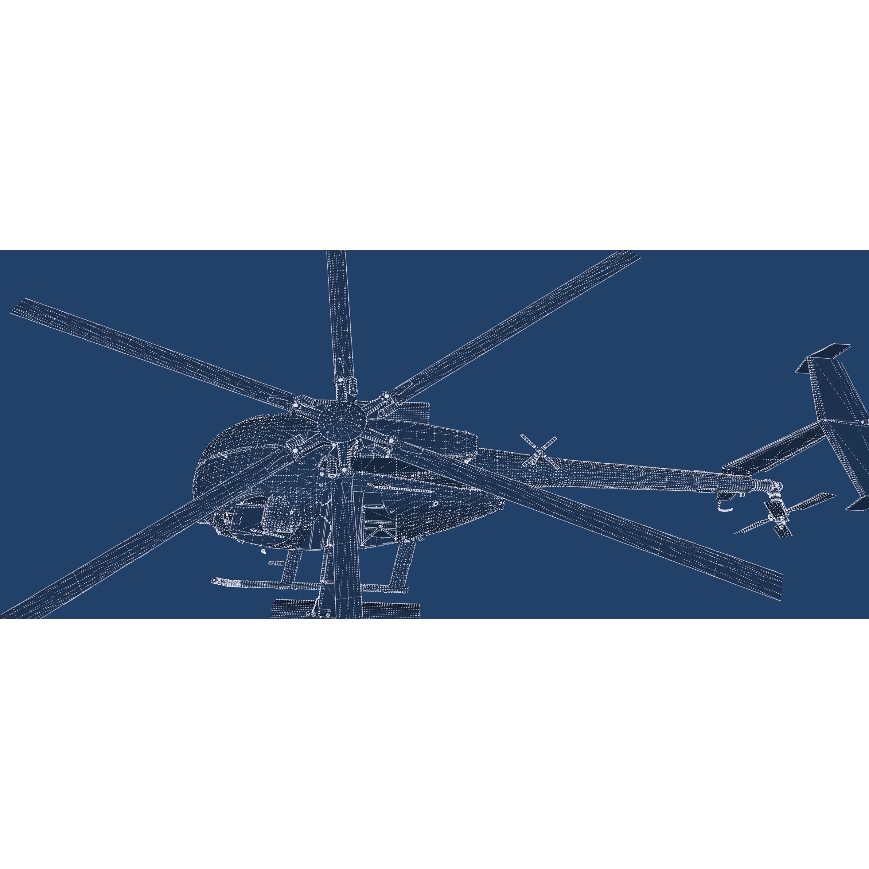 Boeing MH-6M Little Bird - Game-Ready 3D Model