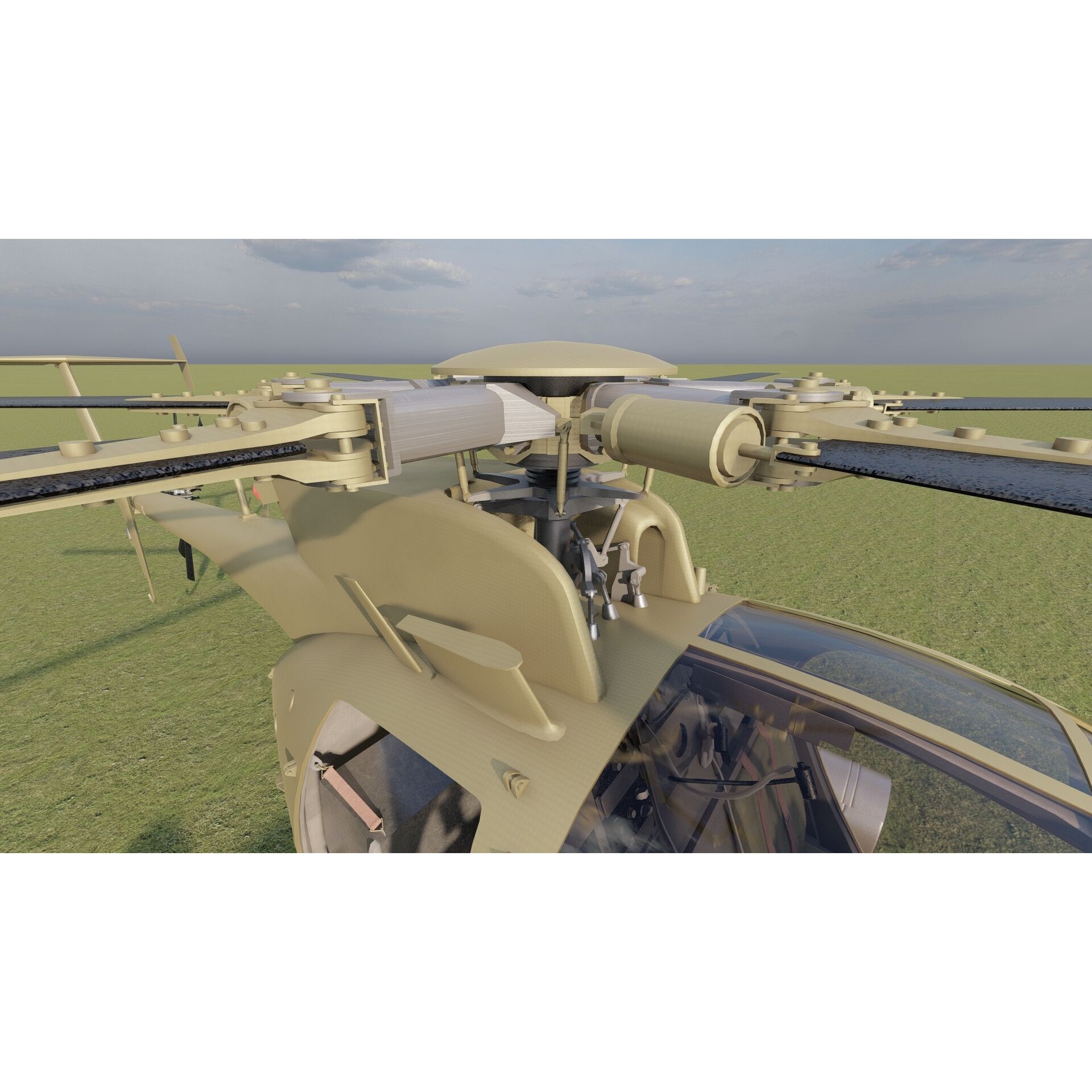 Boeing MH-6M Little Bird - Game-Ready 3D Model - View 16