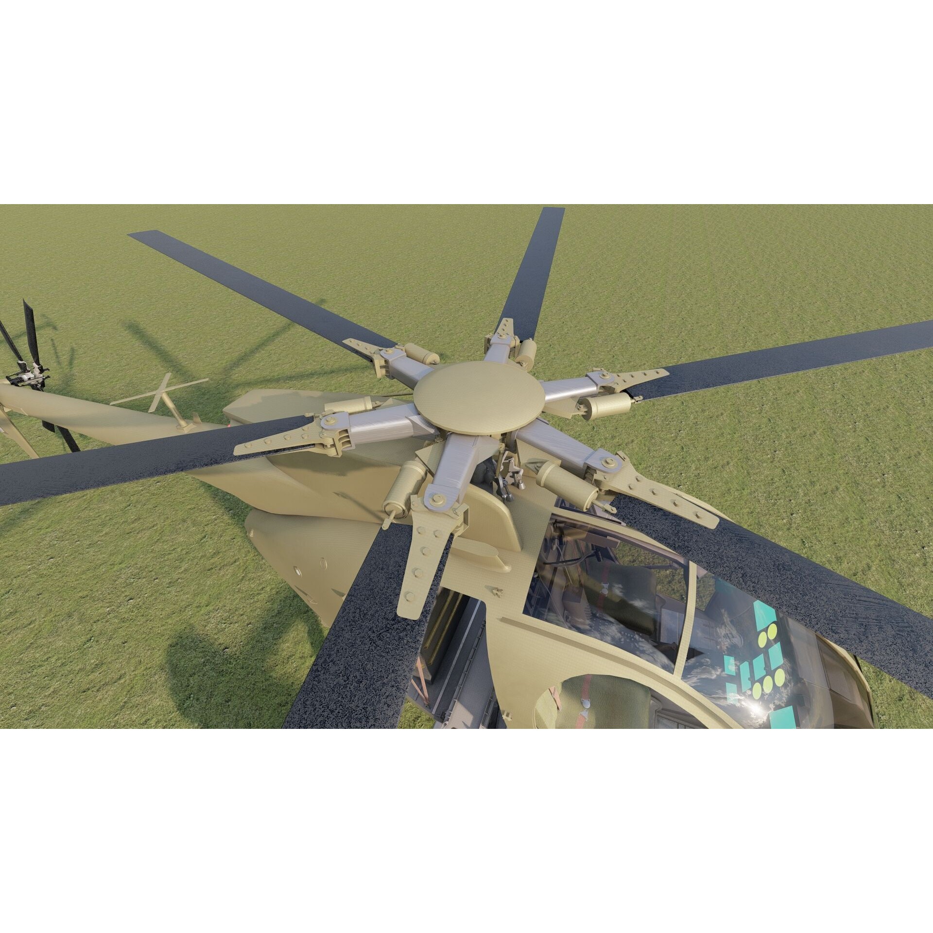 Boeing MH-6M Little Bird - Game-Ready 3D Model - View 17