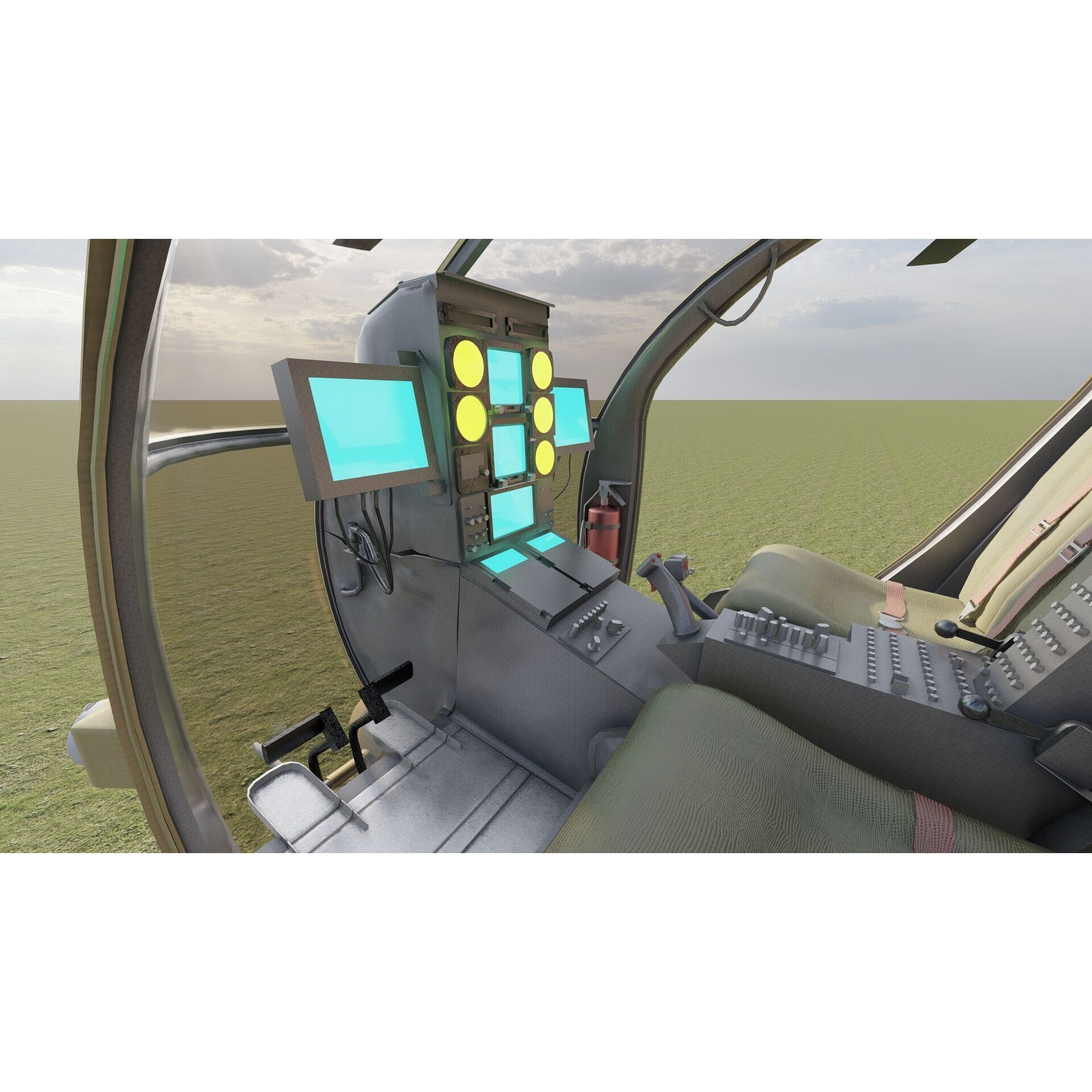 Boeing MH-6M Little Bird - Game-Ready 3D Model - View 20