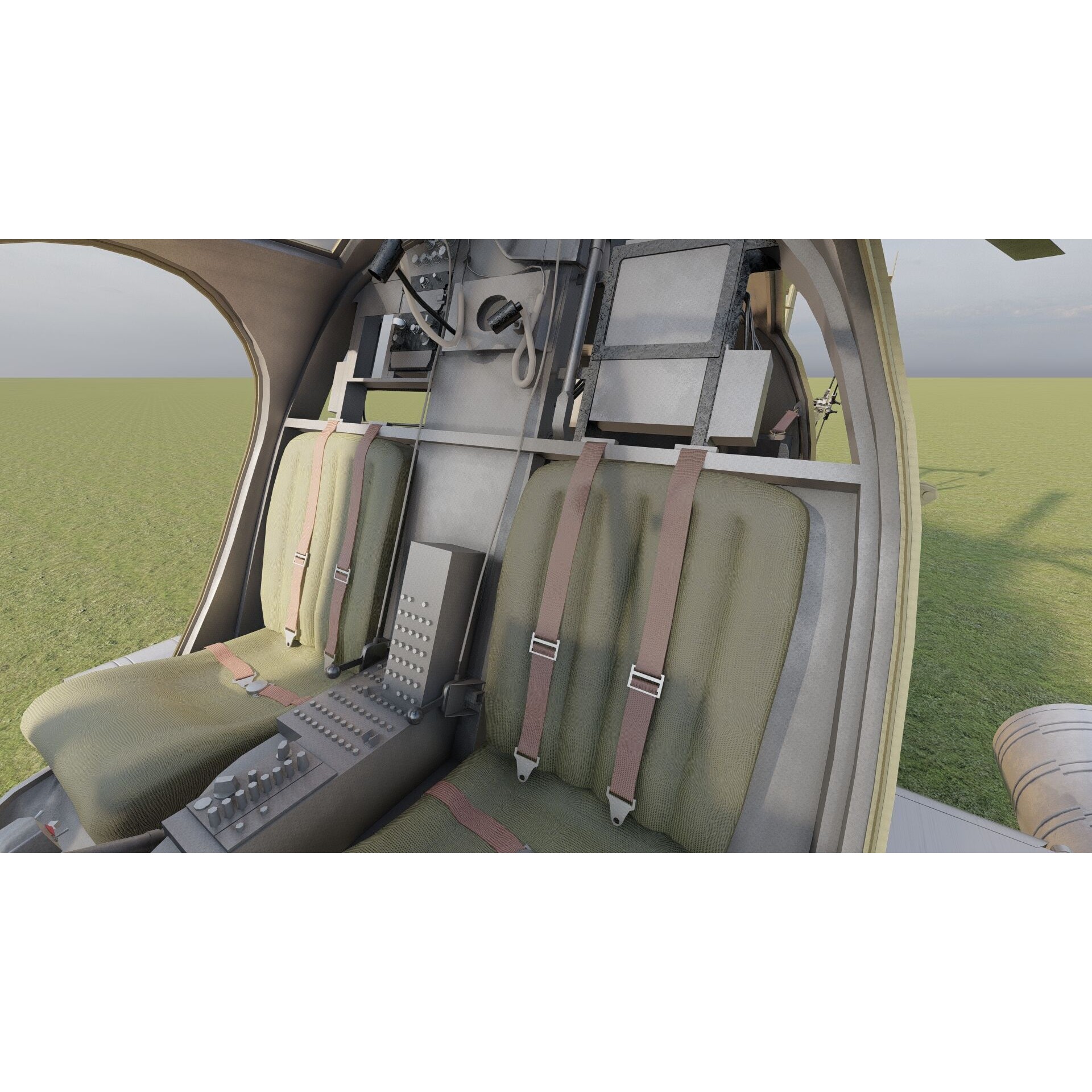 Boeing MH-6M Little Bird - Game-Ready 3D Model - View 21