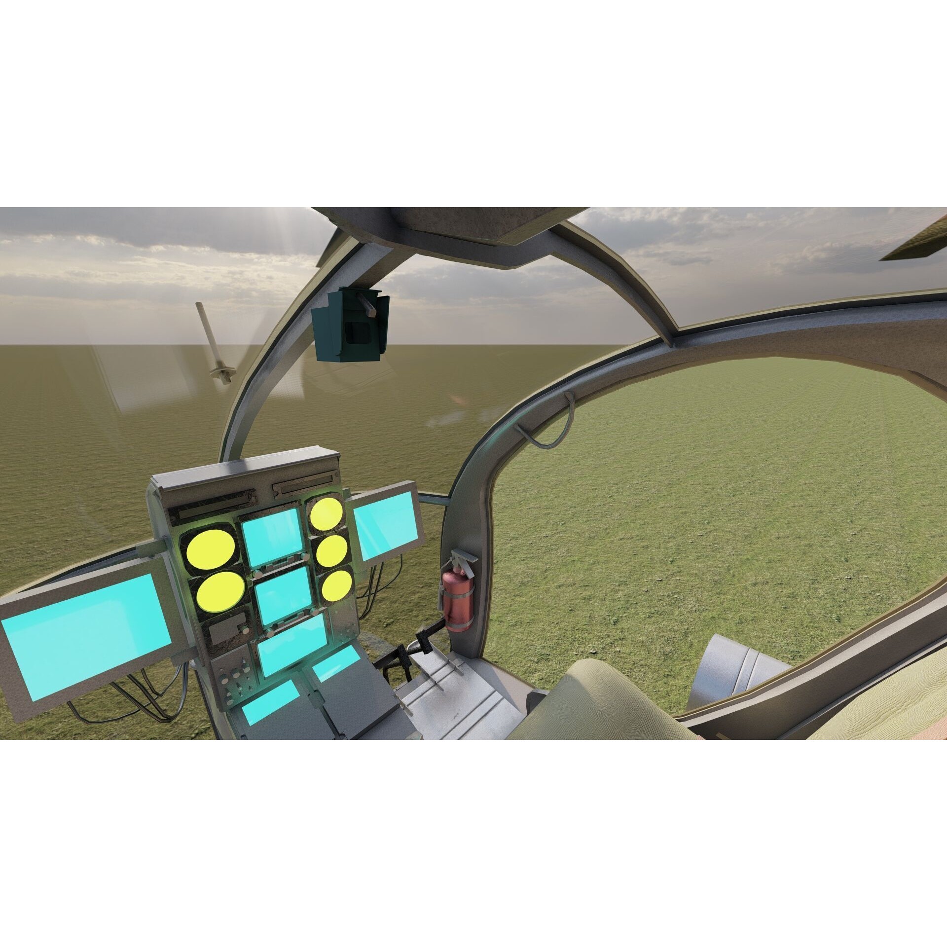 Boeing MH-6M Little Bird - Game-Ready 3D Model - View 24