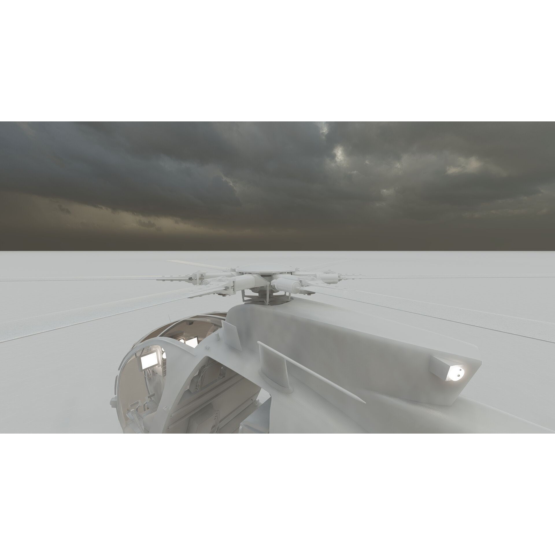 Boeing MH-6M Little Bird - Game-Ready 3D Model - View 38