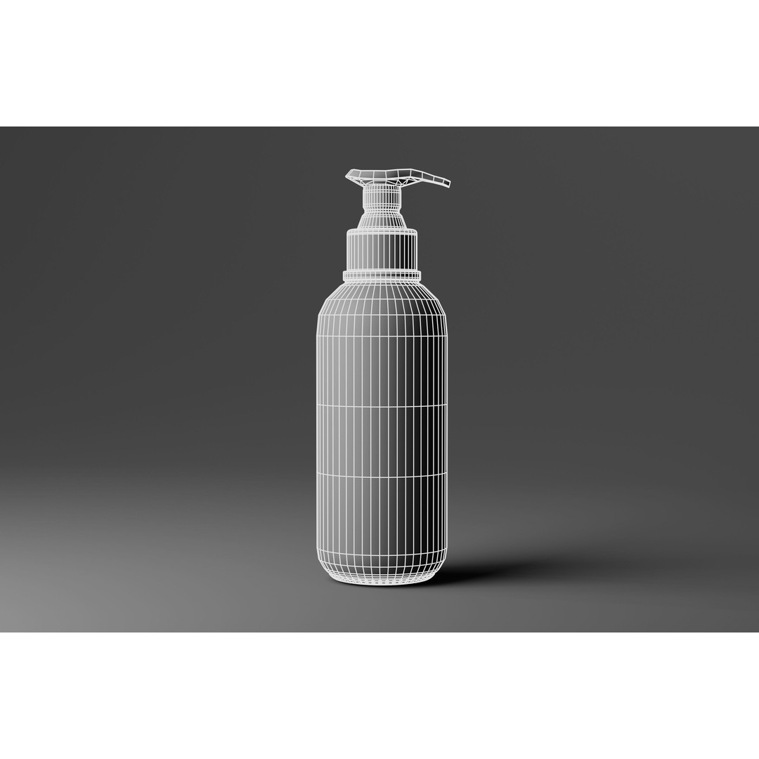 Cosmetic Packaging 3D Model – High Poly Bottle and Tube Designs, FBX/OBJ - View 13