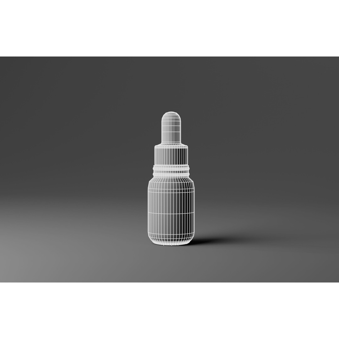 Cosmetic Packaging 3D Model – High Poly Bottle and Tube Designs, FBX/OBJ - View 14