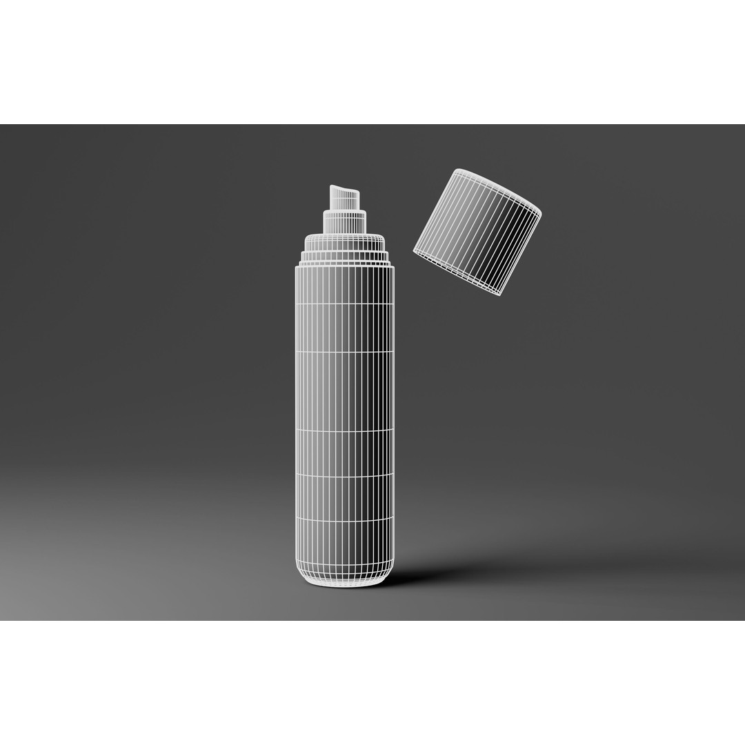 Cosmetic Packaging 3D Model – High Poly Bottle and Tube Designs, FBX/OBJ - View 15