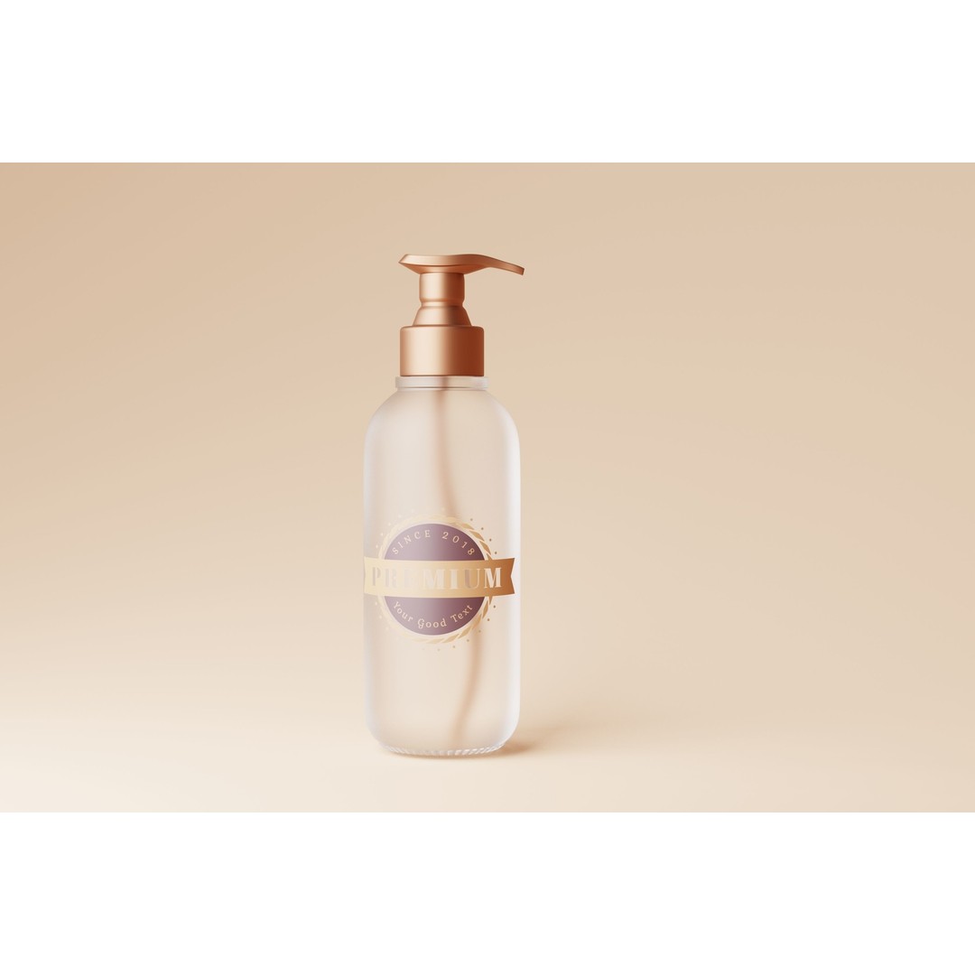 Cosmetic Packaging 3D Model – High Poly Bottle and Tube Designs, FBX/OBJ - View 5