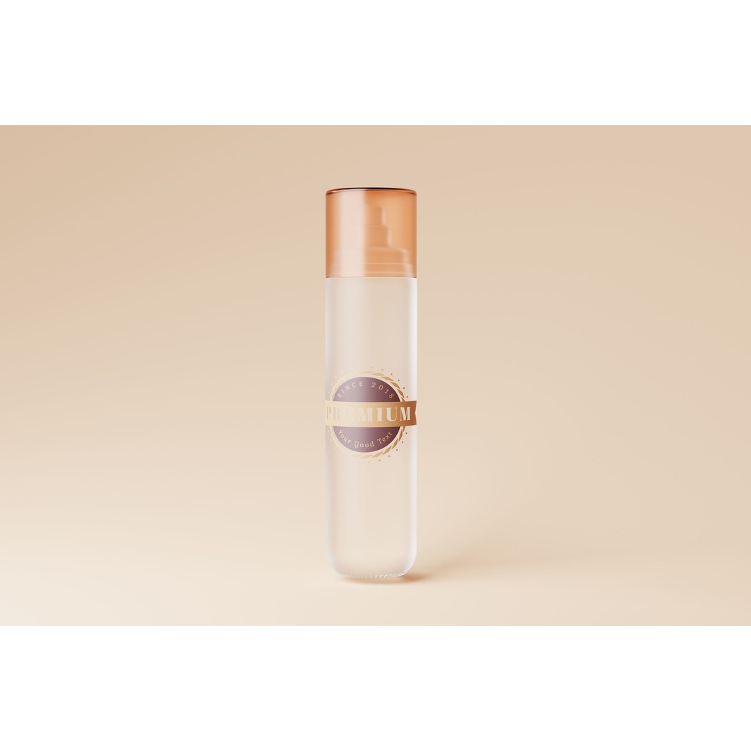 Cosmetic Packaging 3D Model – High Poly Bottle and Tube Designs, FBX/OBJ - View 8
