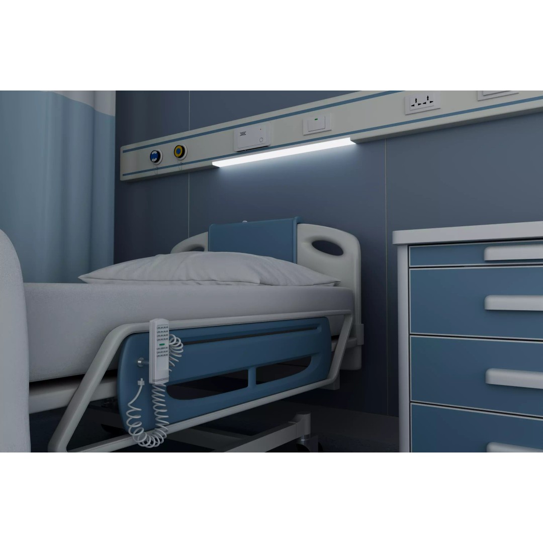 High-Tech Hospital Bed 3D Model – Realistic Medical Equipment, FBX, OBJ - View 9