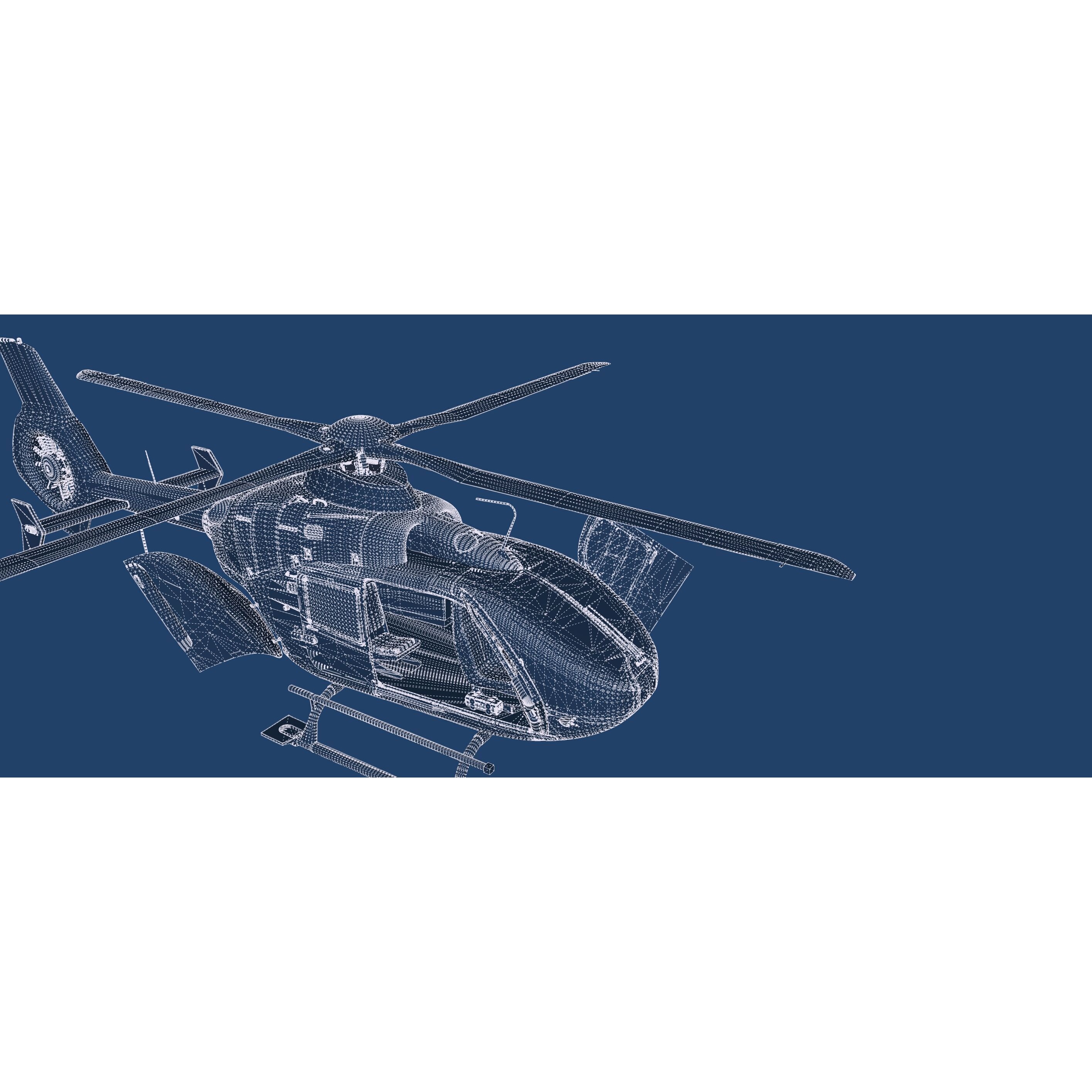 Airbus Helicopter H135 - Game-Ready 3D Model