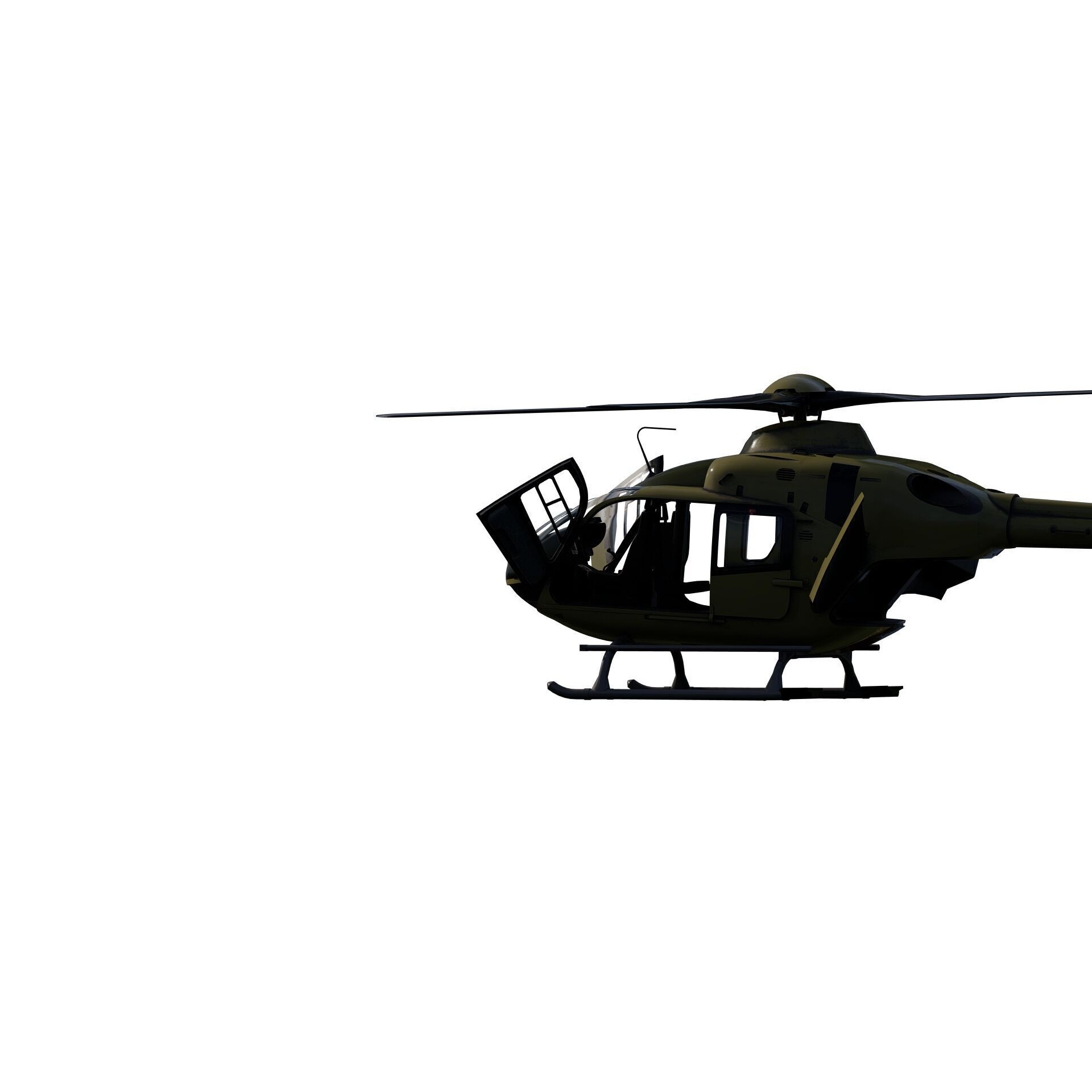Airbus Helicopter H135 - Game-Ready 3D Model - View 10