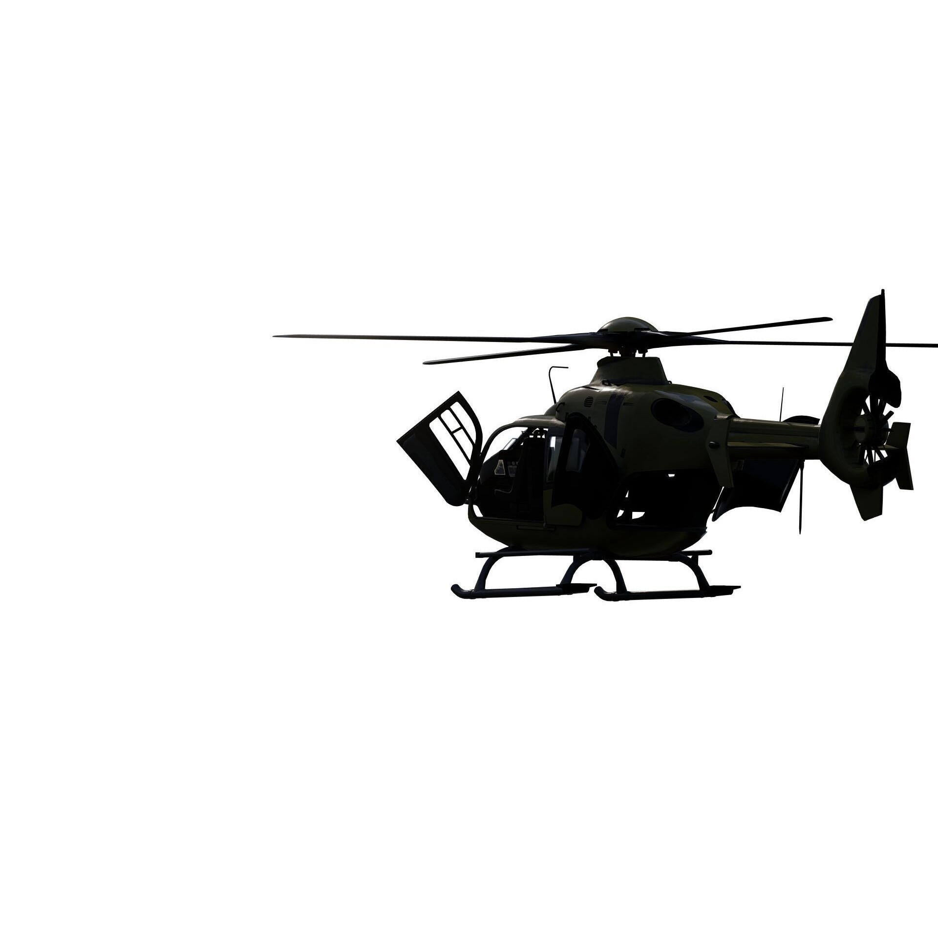 Airbus Helicopter H135 - Game-Ready 3D Model - View 13
