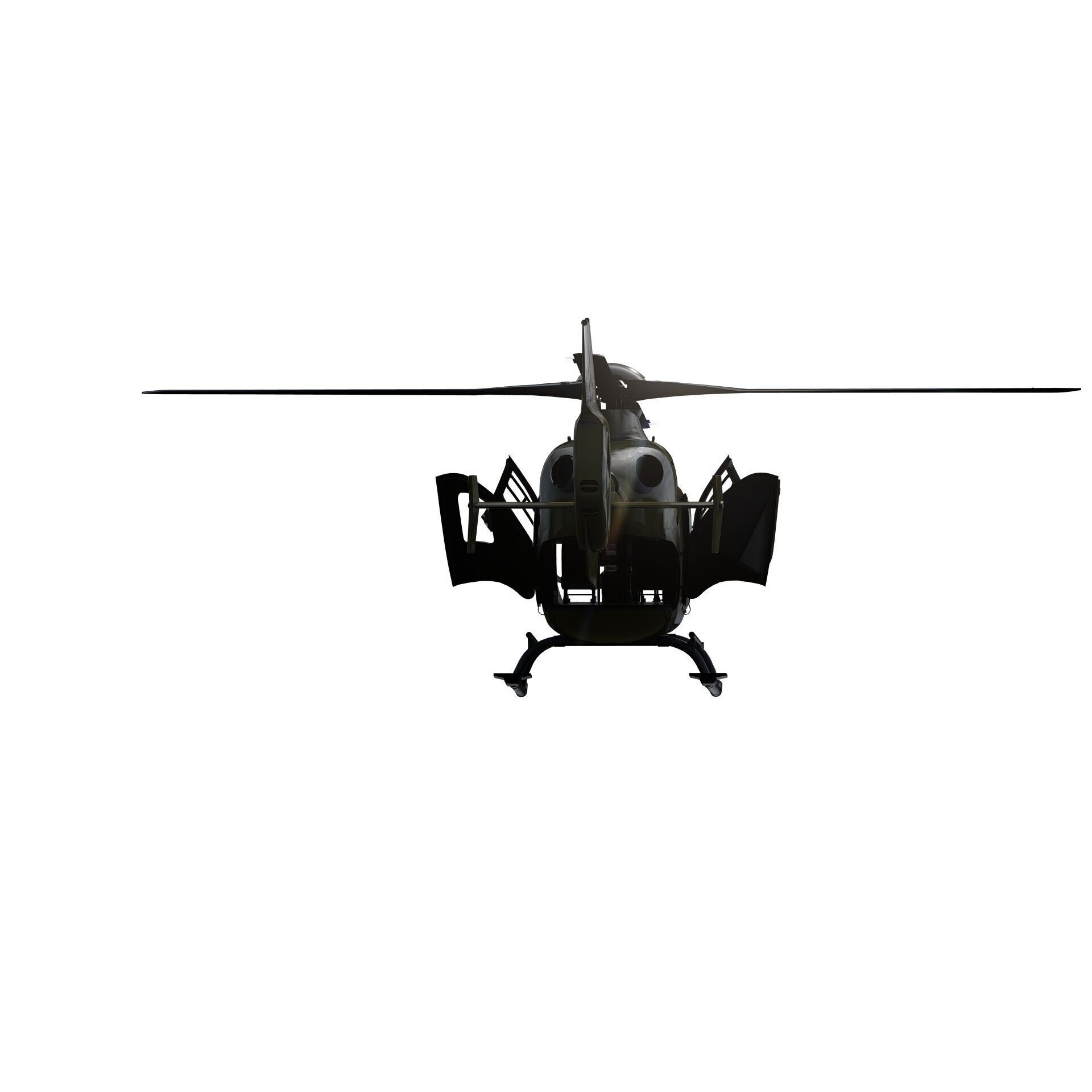 Airbus Helicopter H135 - Game-Ready 3D Model - View 16
