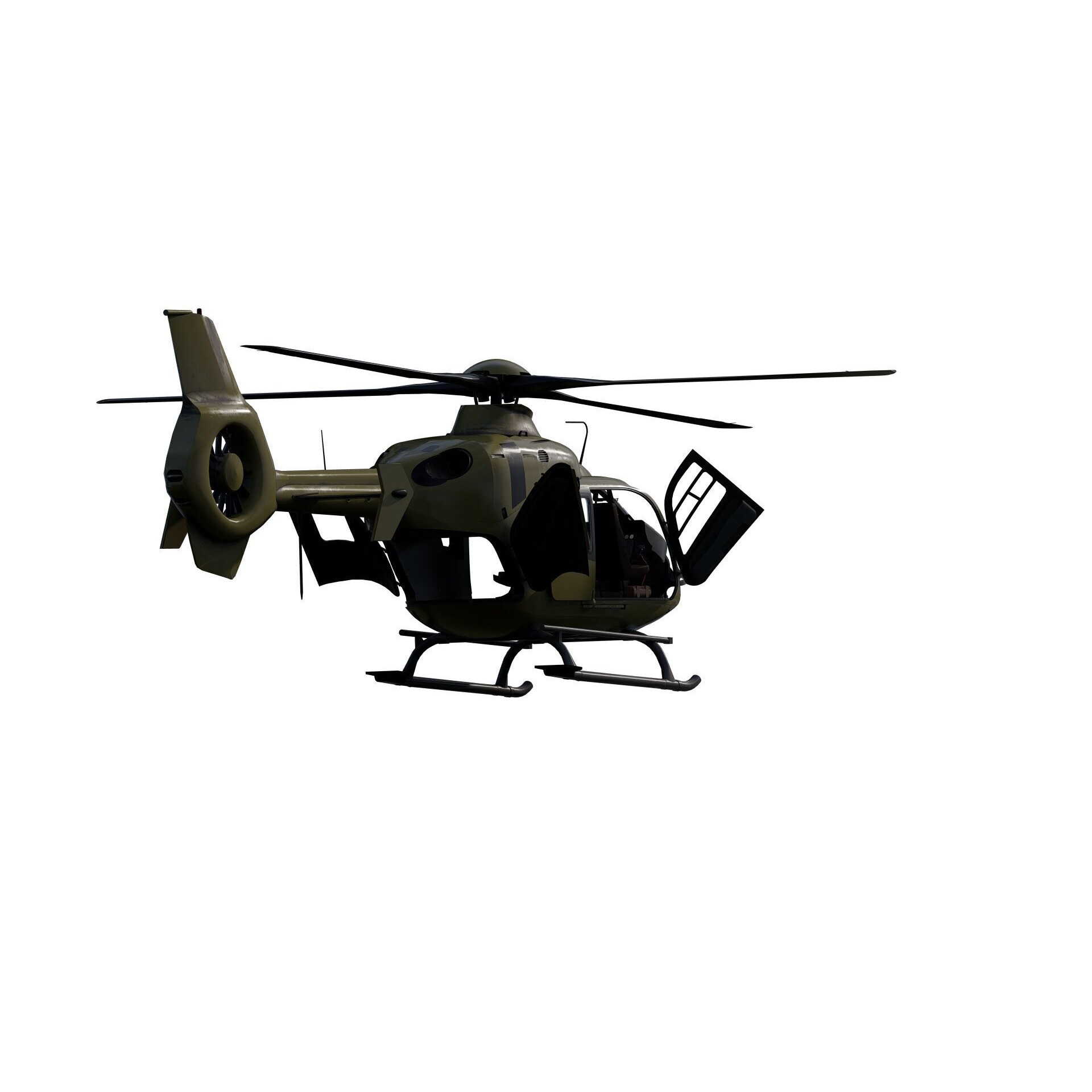 Airbus Helicopter H135 - Game-Ready 3D Model - View 19