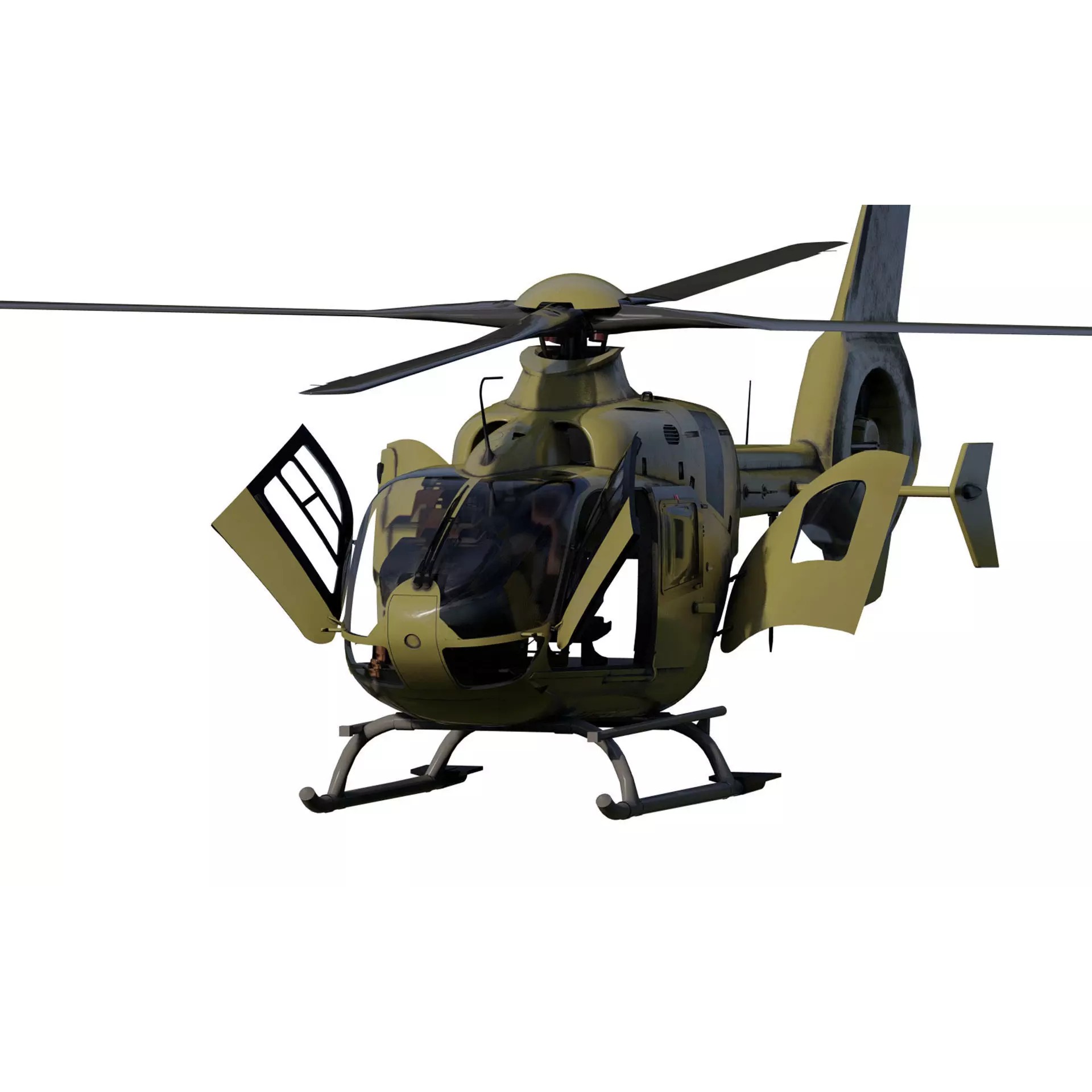 Airbus Helicopter H135 - Game-Ready 3D Model - View 2