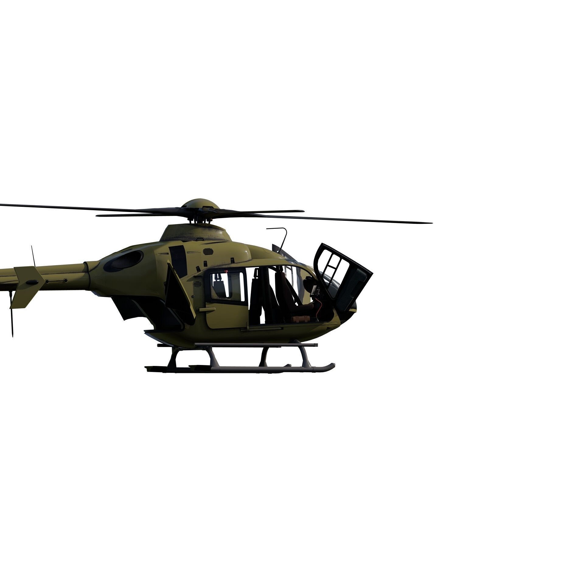 Airbus Helicopter H135 - Game-Ready 3D Model - View 21