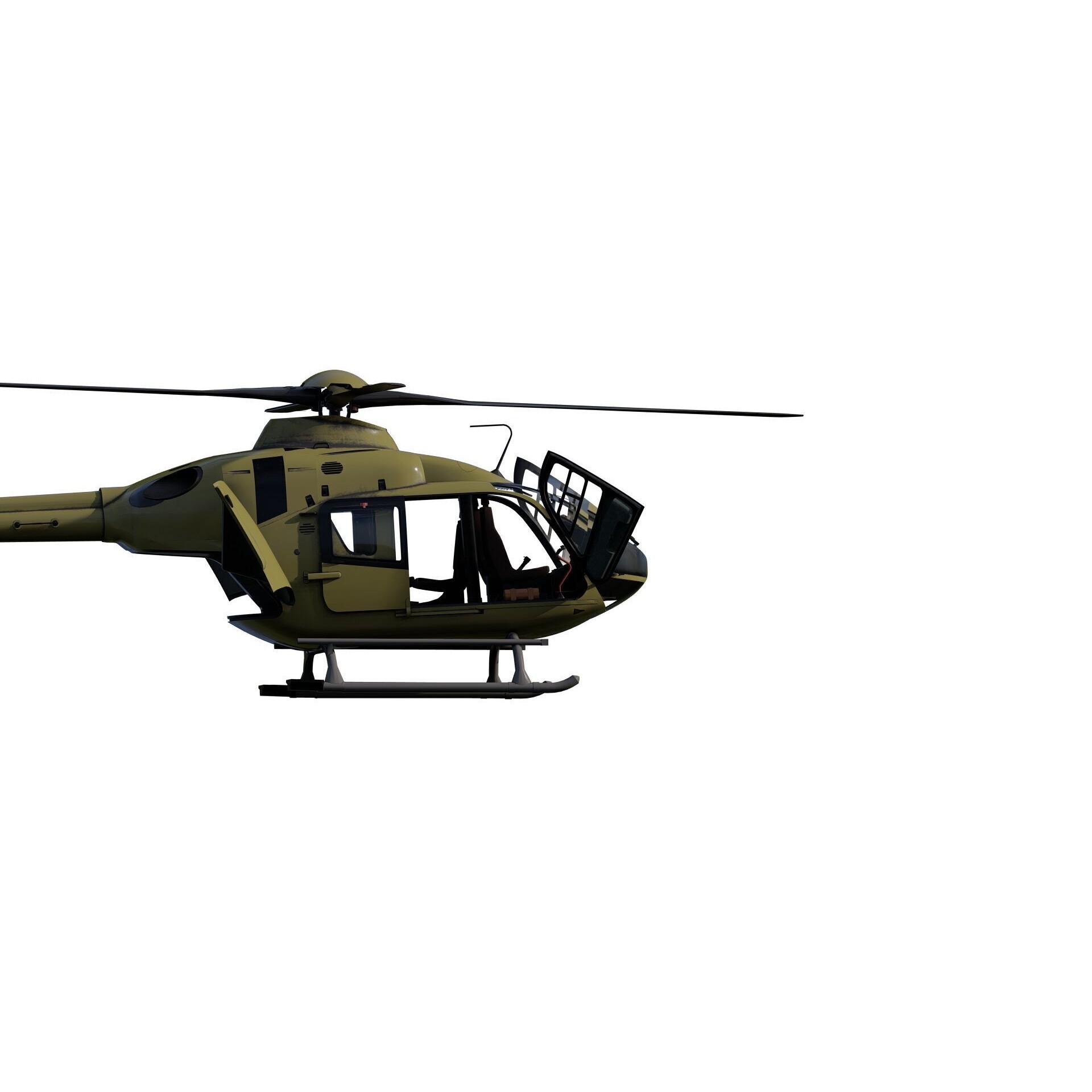 Airbus Helicopter H135 - Game-Ready 3D Model - View 22