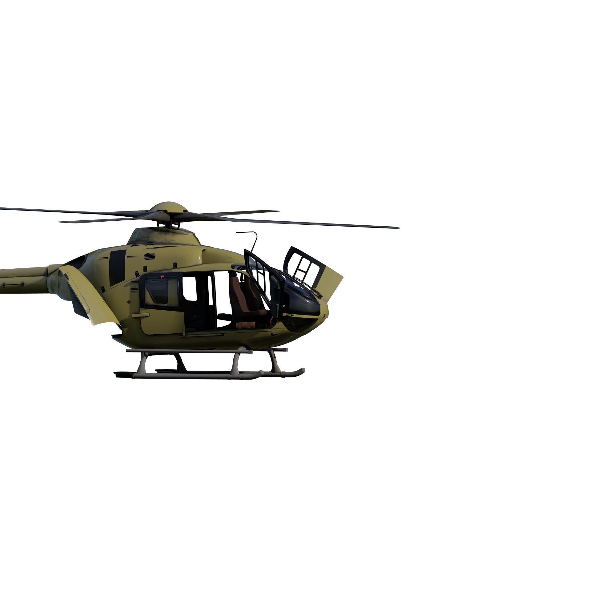 Airbus Helicopter H135 - Game-Ready 3D Model - View 23