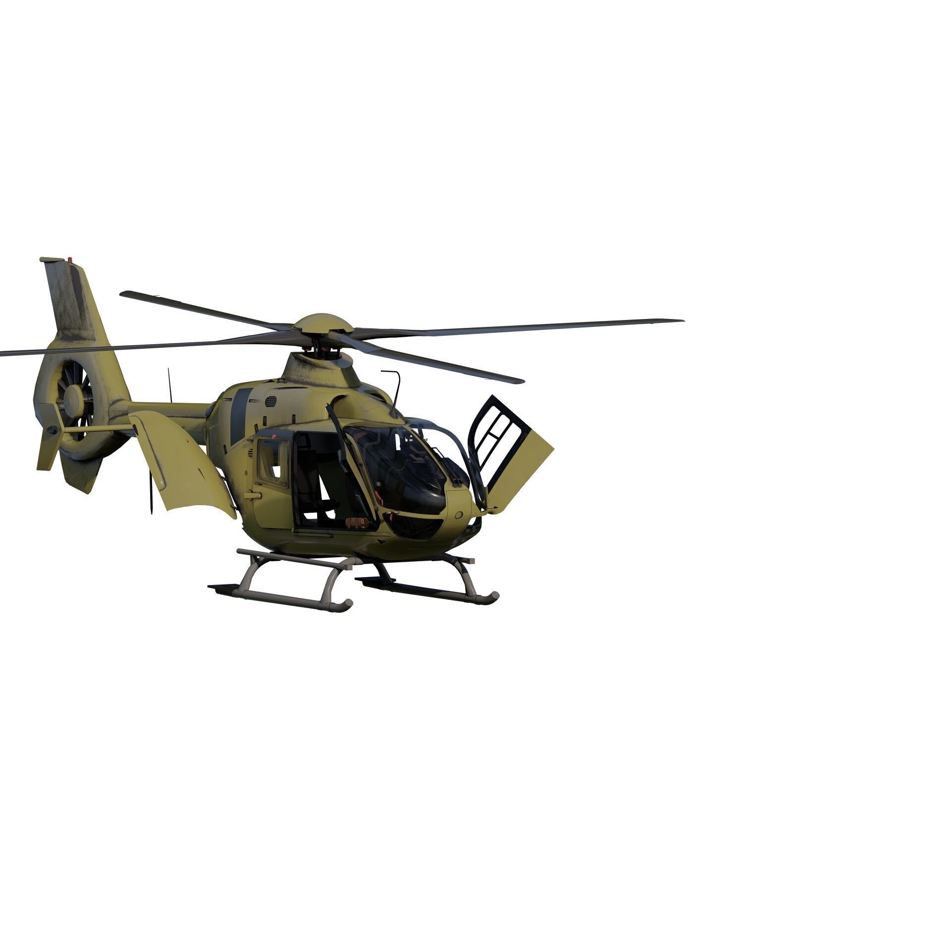 Airbus Helicopter H135 - Game-Ready 3D Model - View 25