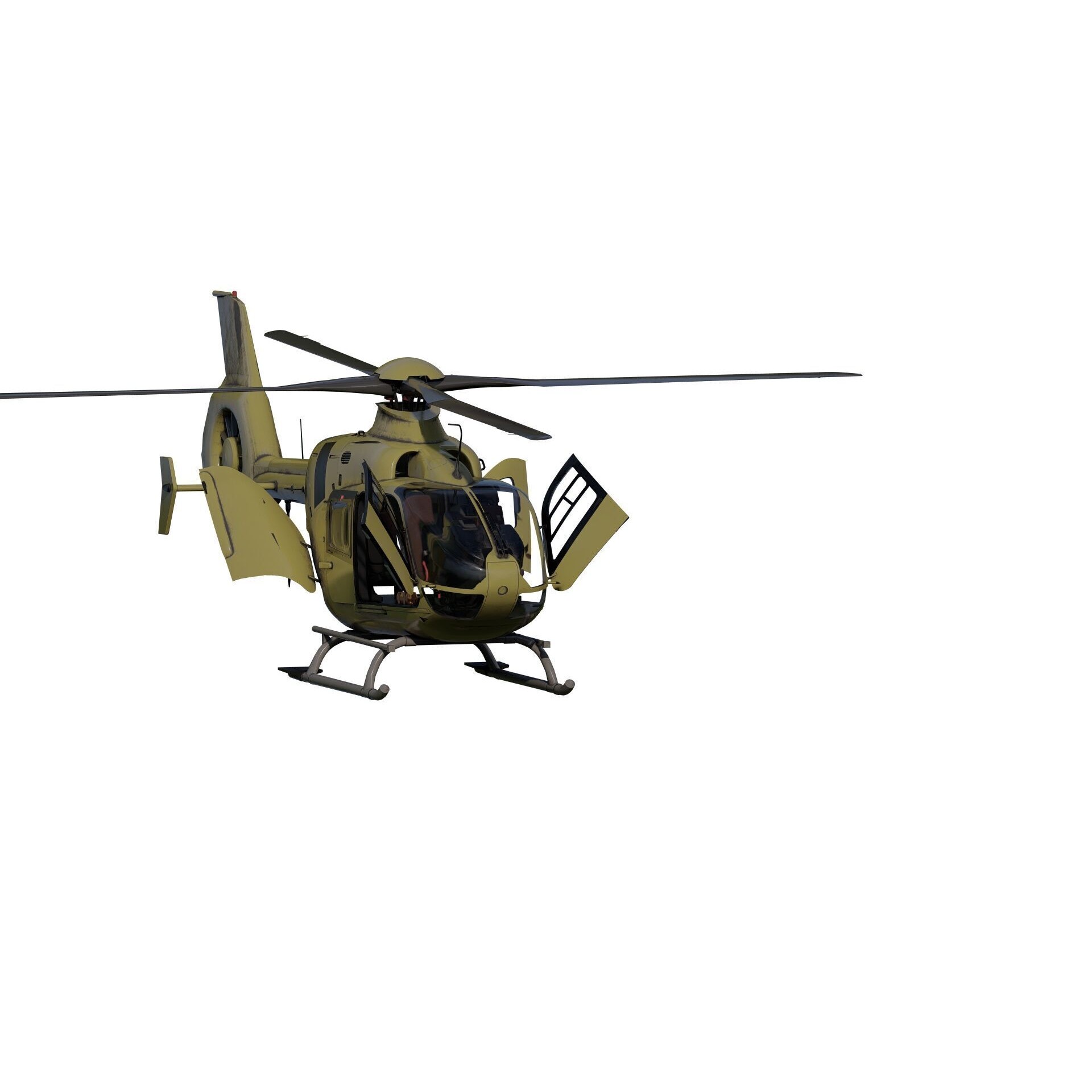 Airbus Helicopter H135 - Game-Ready 3D Model - View 26
