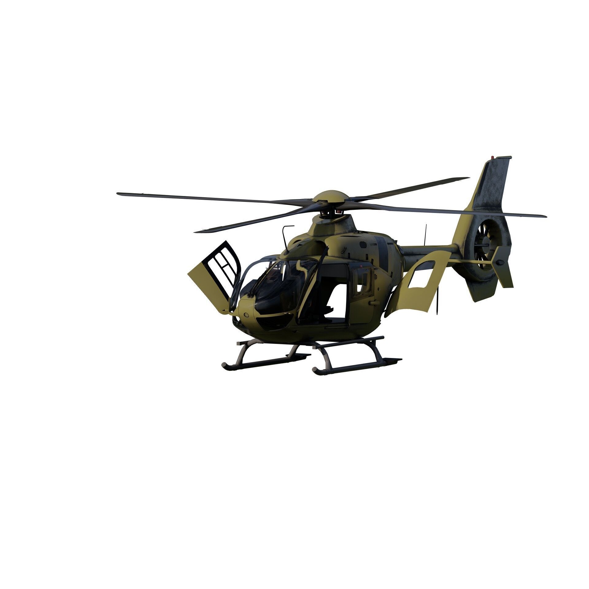 Airbus Helicopter H135 - Game-Ready 3D Model - View 3