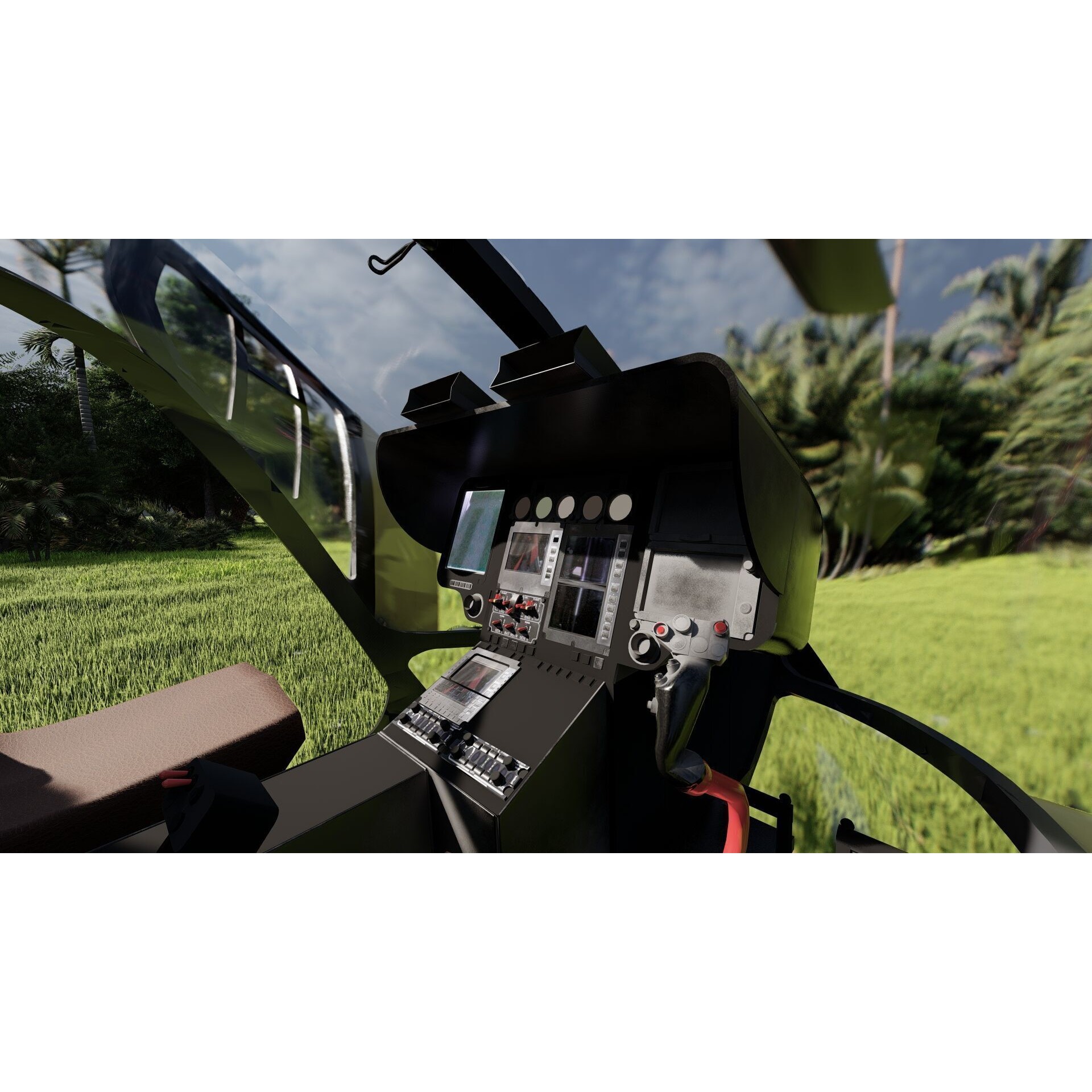 Airbus Helicopter H135 - Game-Ready 3D Model - View 35