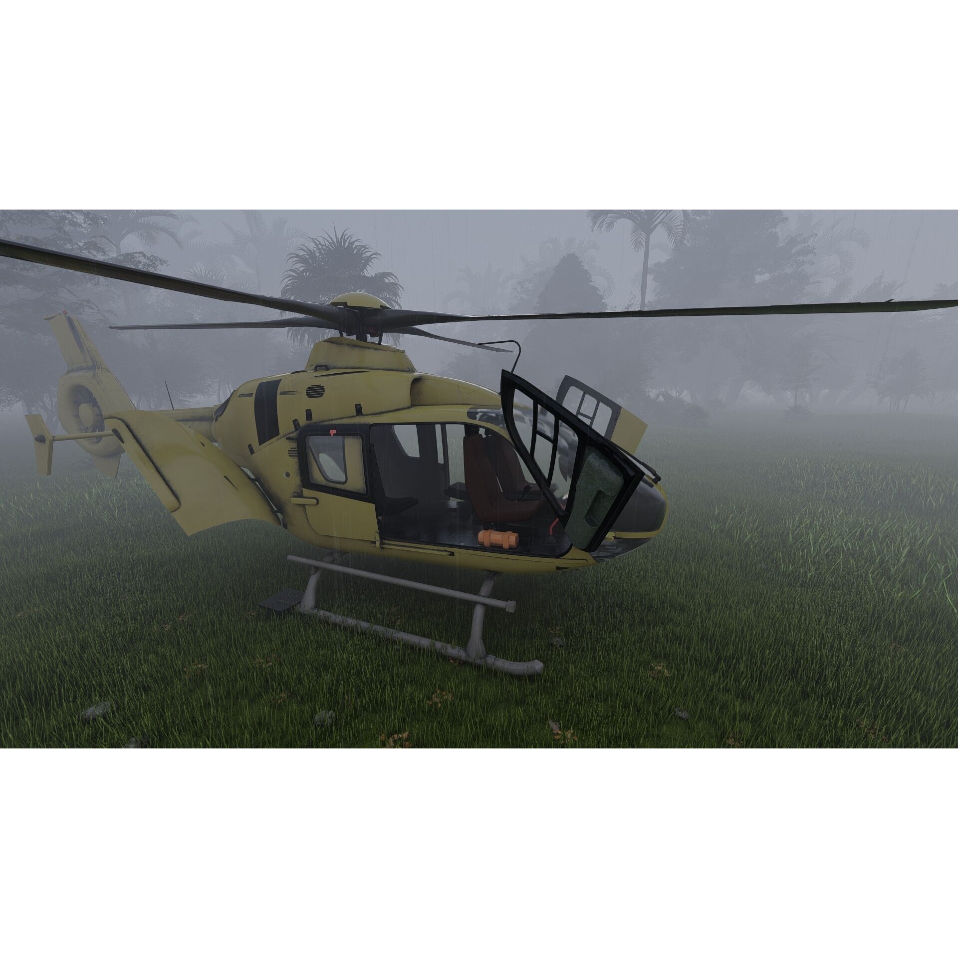 Airbus Helicopter H135 - Game-Ready 3D Model - View 43