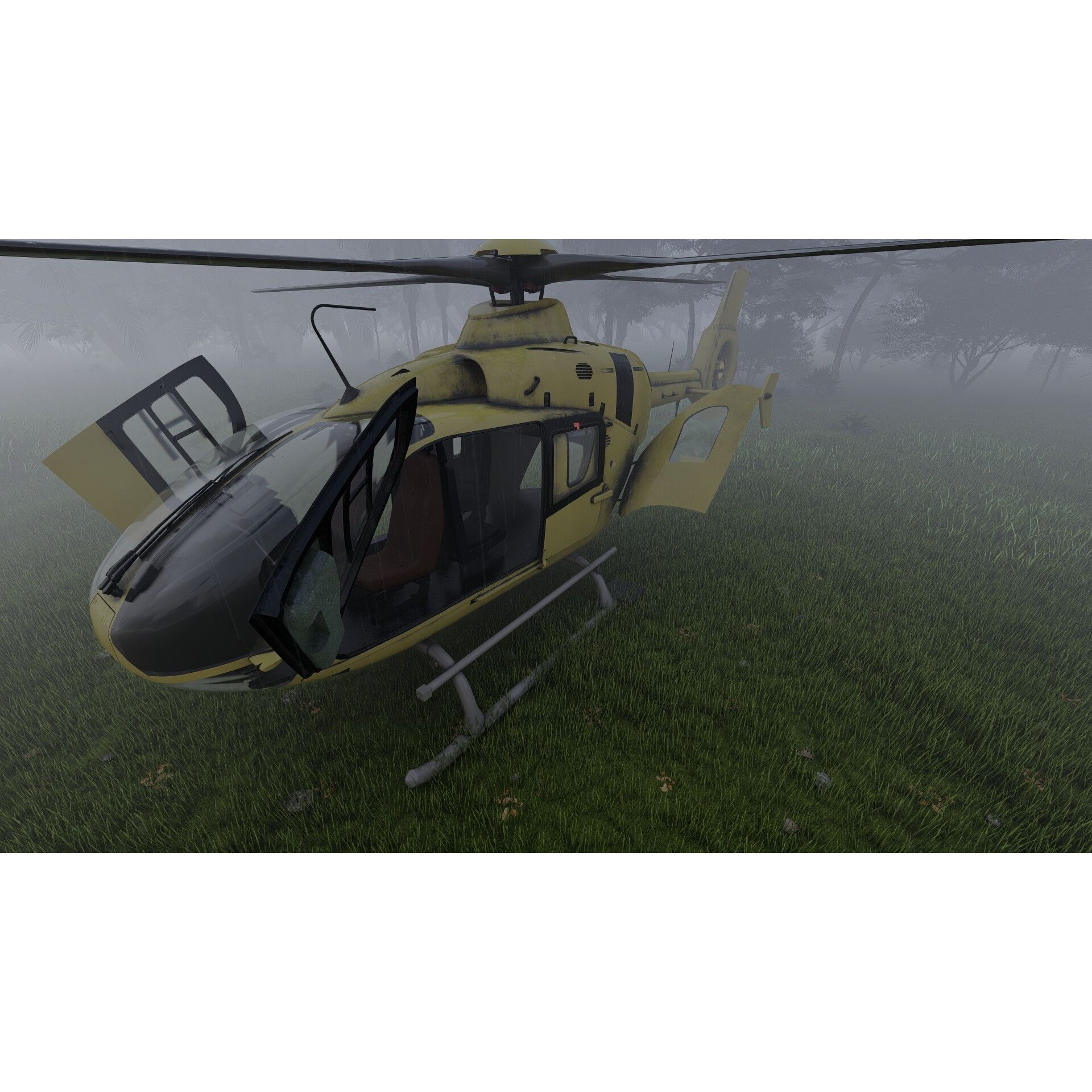 Airbus Helicopter H135 - Game-Ready 3D Model - View 44
