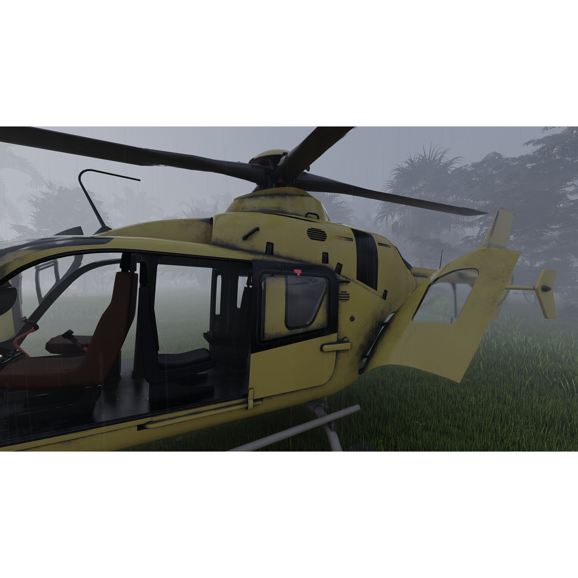 Airbus Helicopter H135 - Game-Ready 3D Model - View 45
